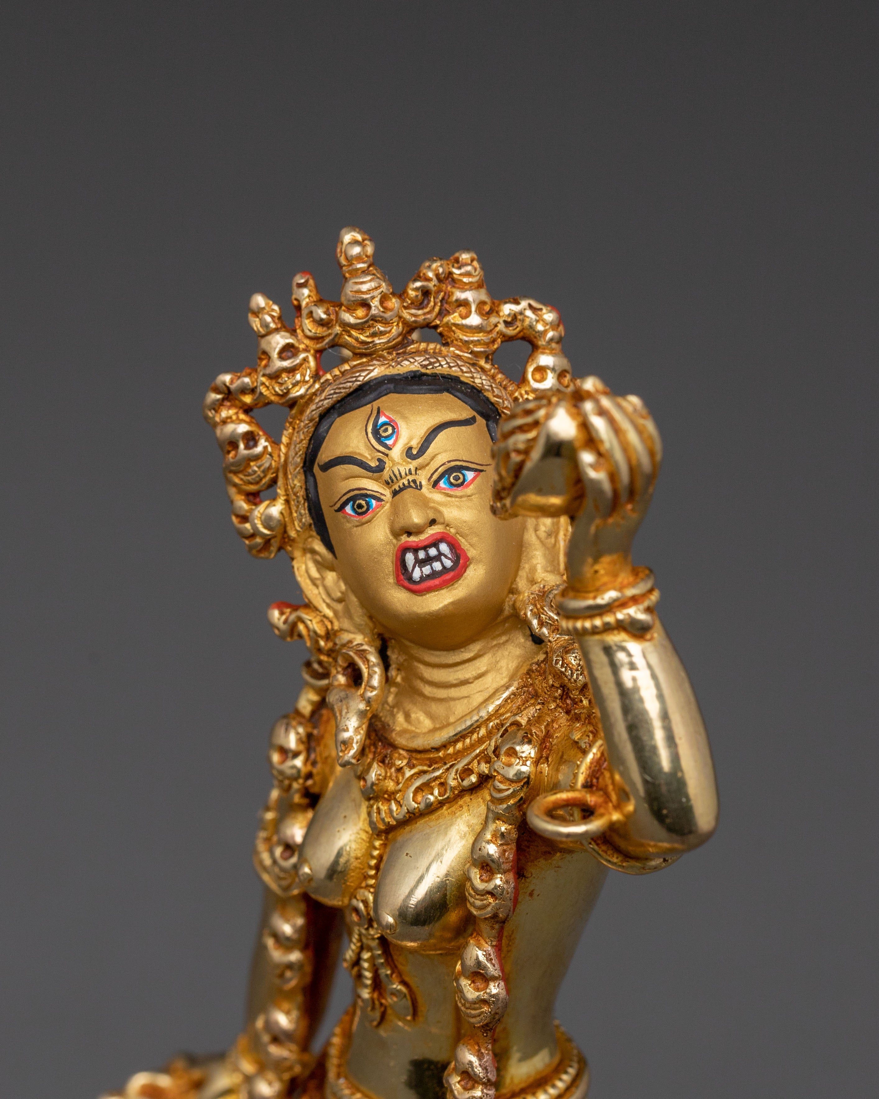 Vajrayogini Golden Statue: Enlightened Wisdom