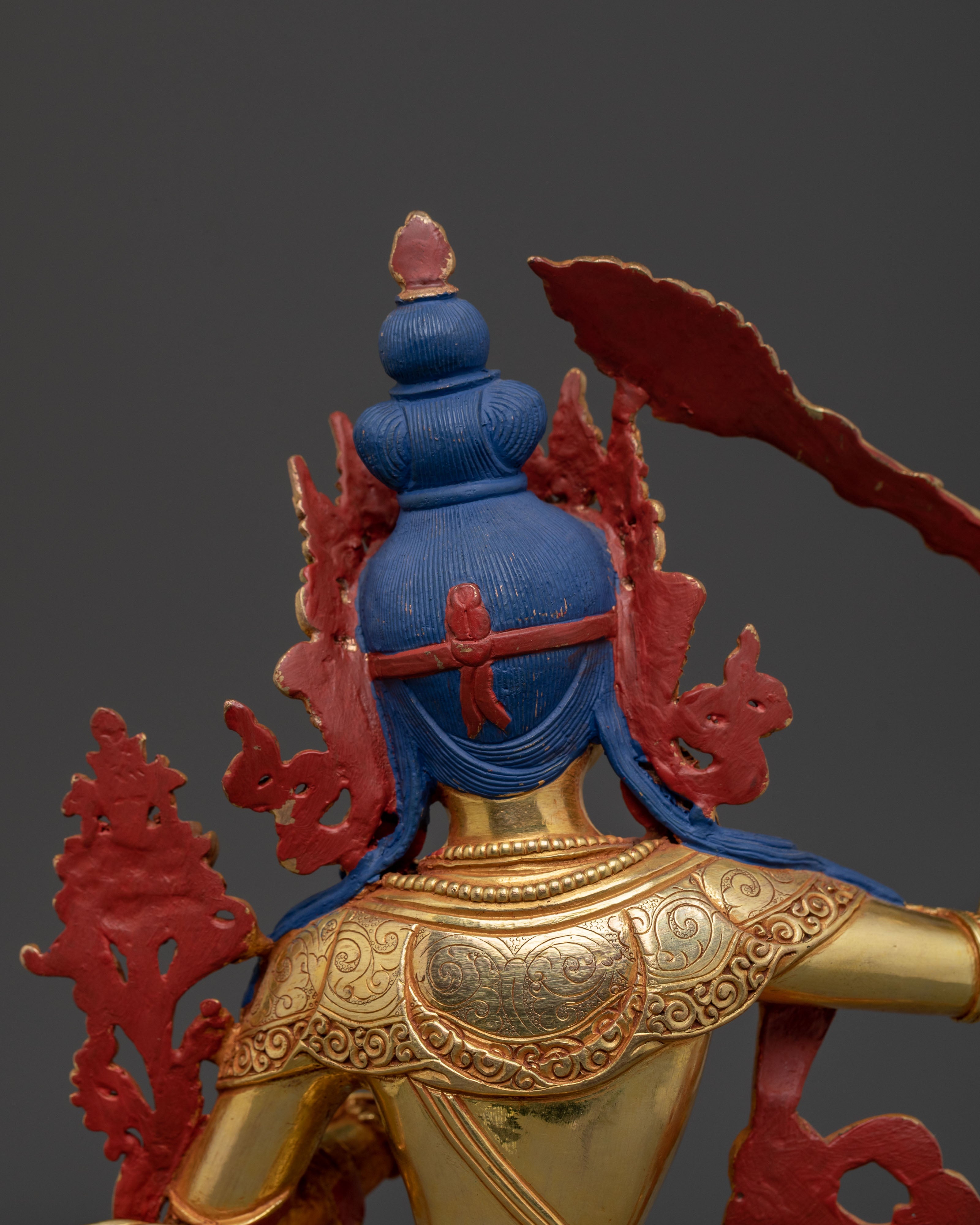 Manjushri Buddhist Figure | Handcrafted Wisdom Deity