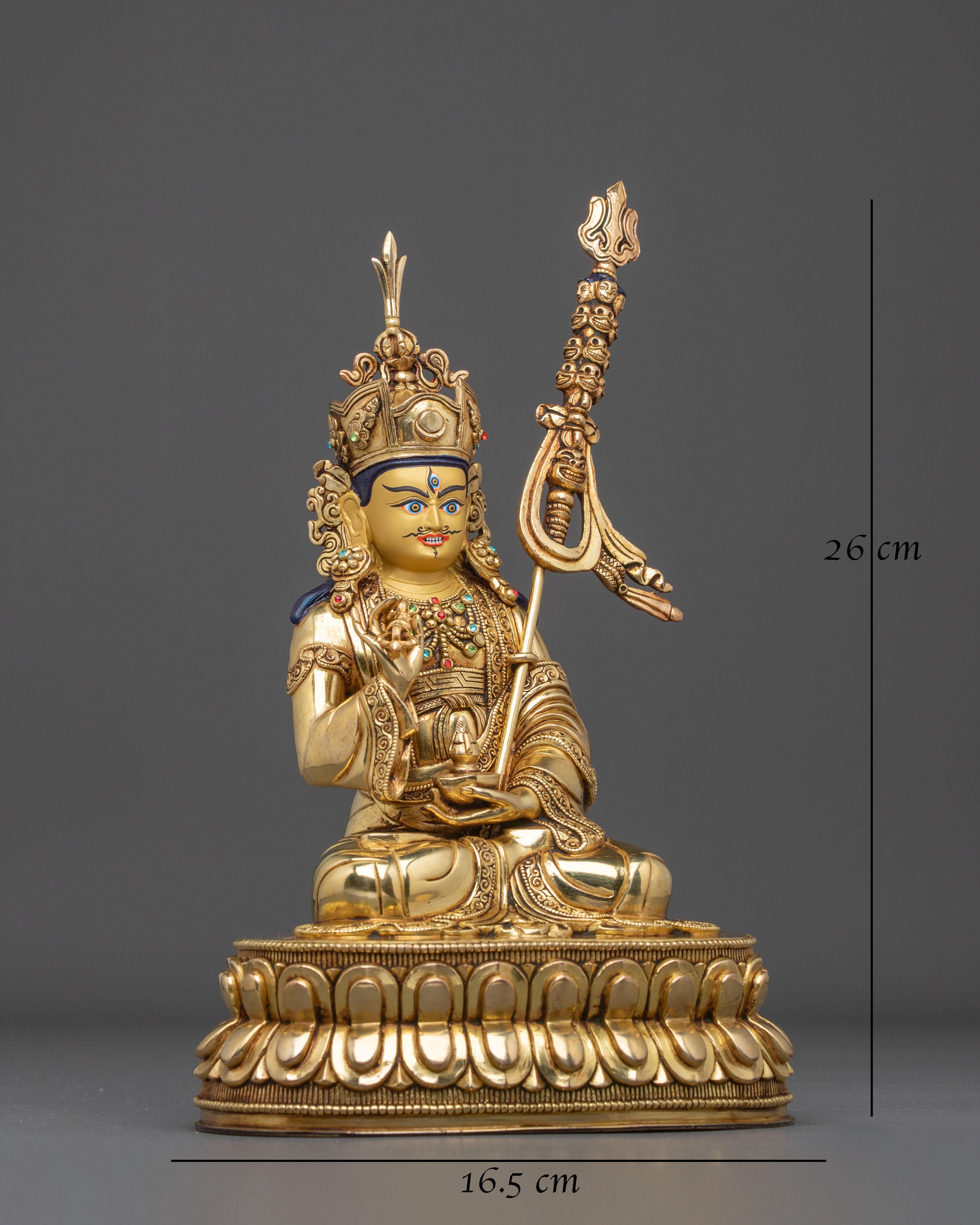 Guru Tsokye Dorje Lotus Born Master Statue | Representing Wisdom