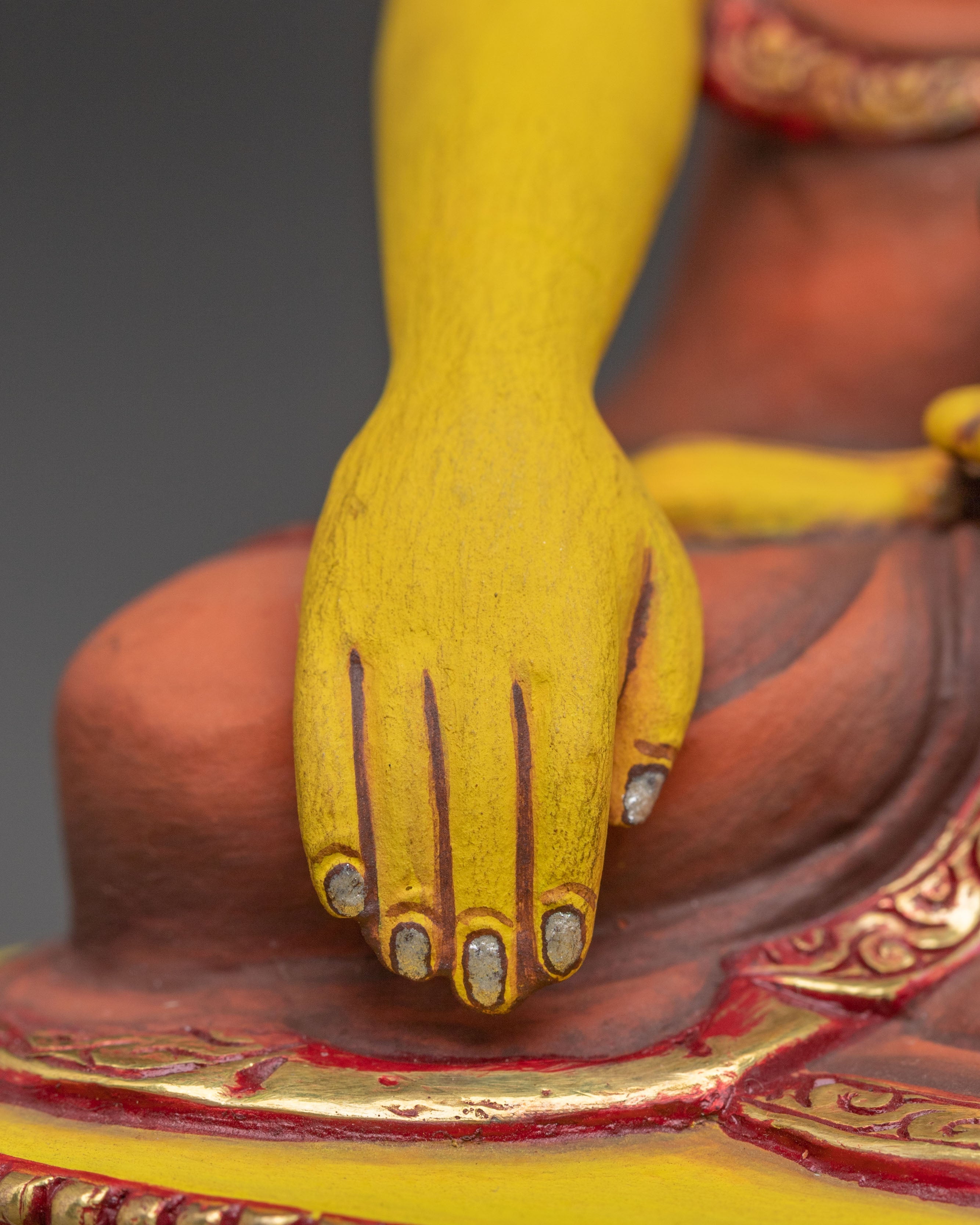 Shakyamuni Buddha Gold Glided Copper Statue | Buddhist Sculpture