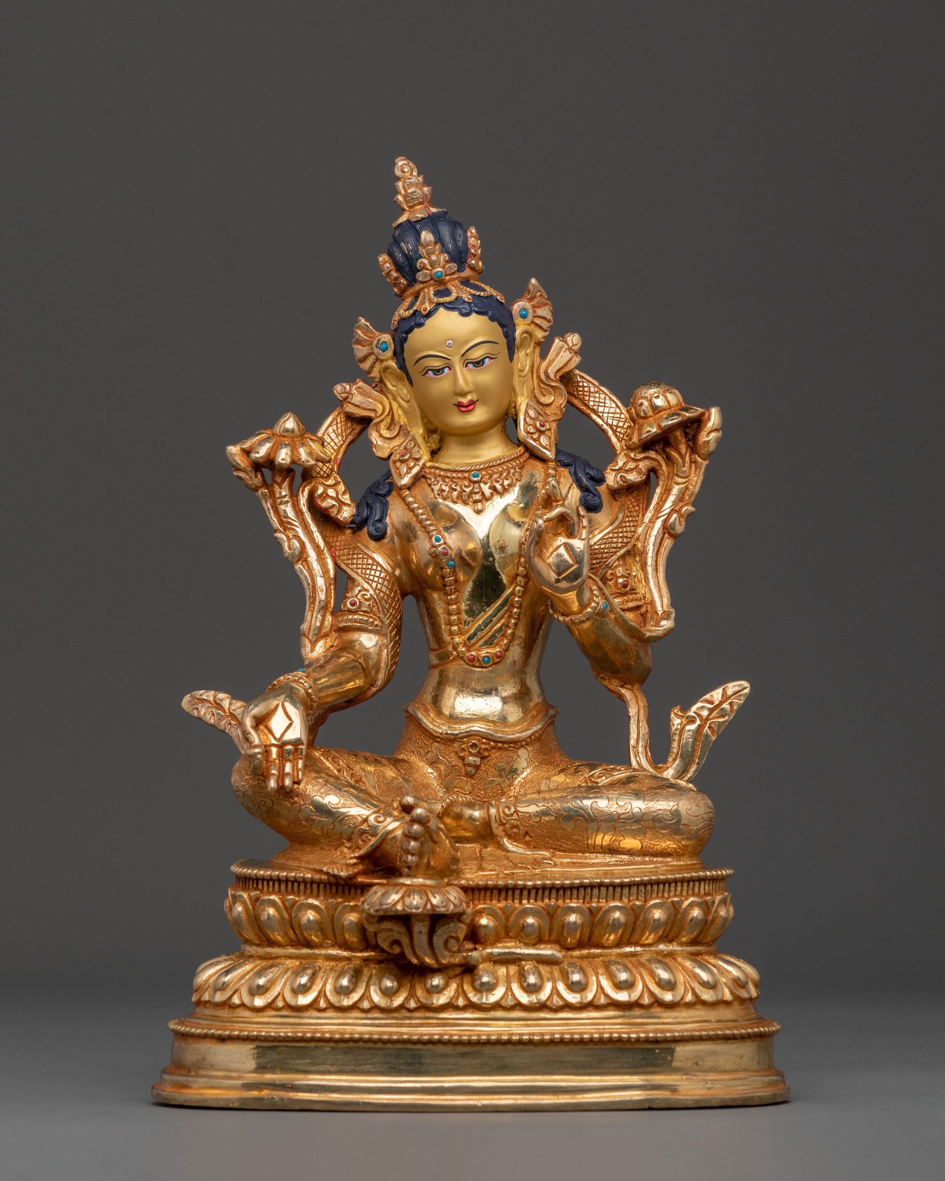 Green Tara Statue | Tibetan Goddess of Protection