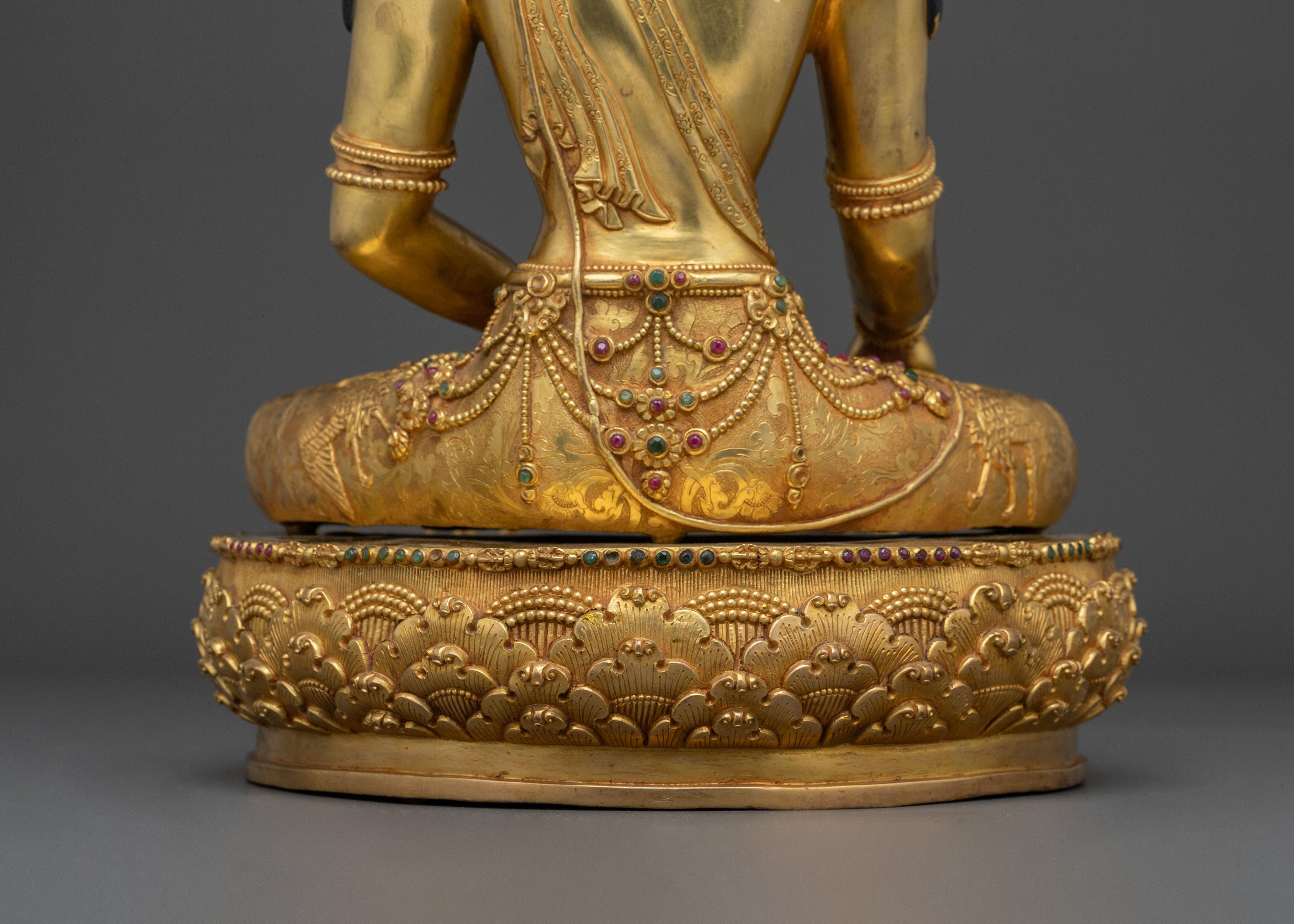 Radiant Buddhist Mitrugpa Statue | Home Decor