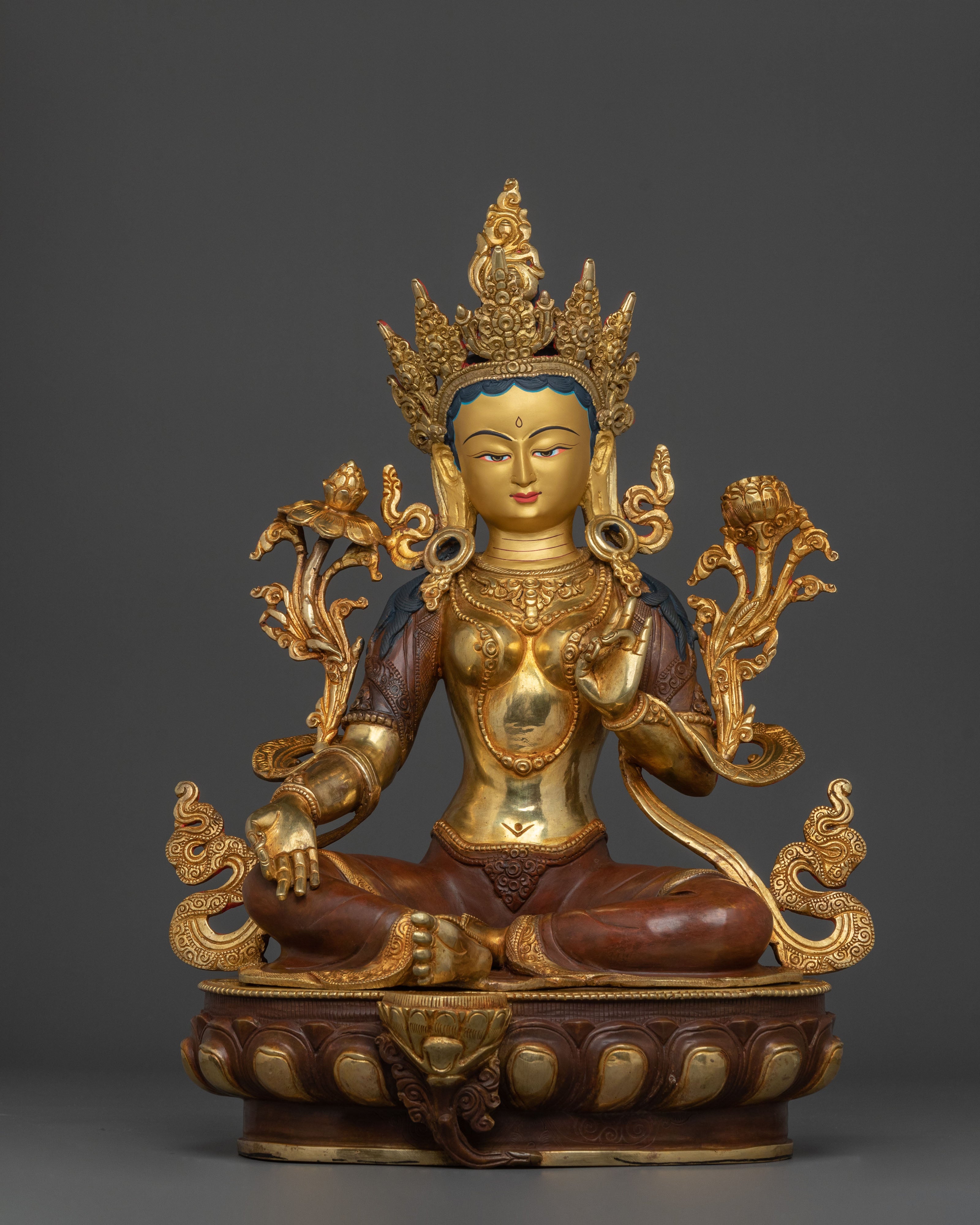 Green Tara Statue