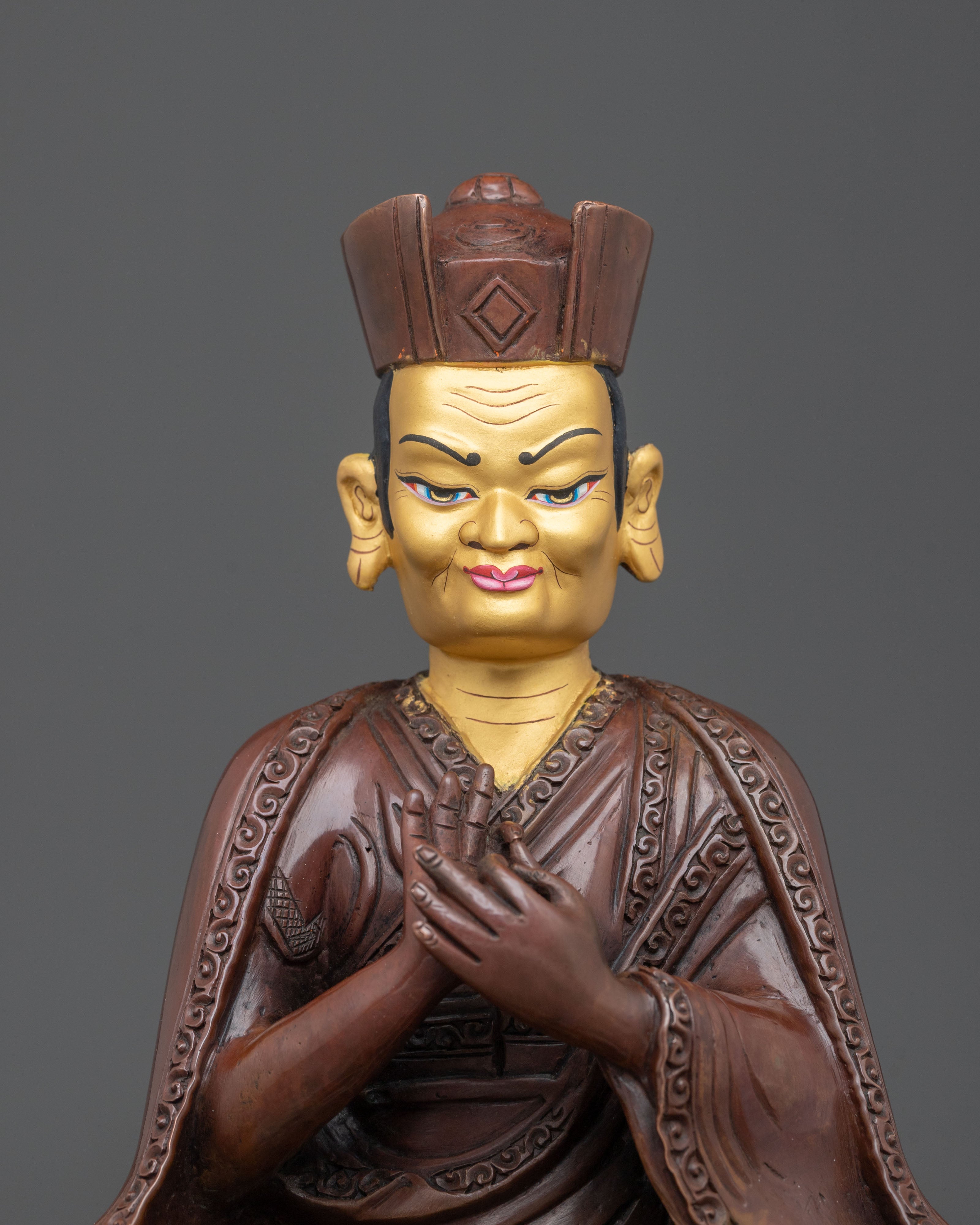 Karmapa Tibetan Buddhist Master Statue | Buddhist Home Decor