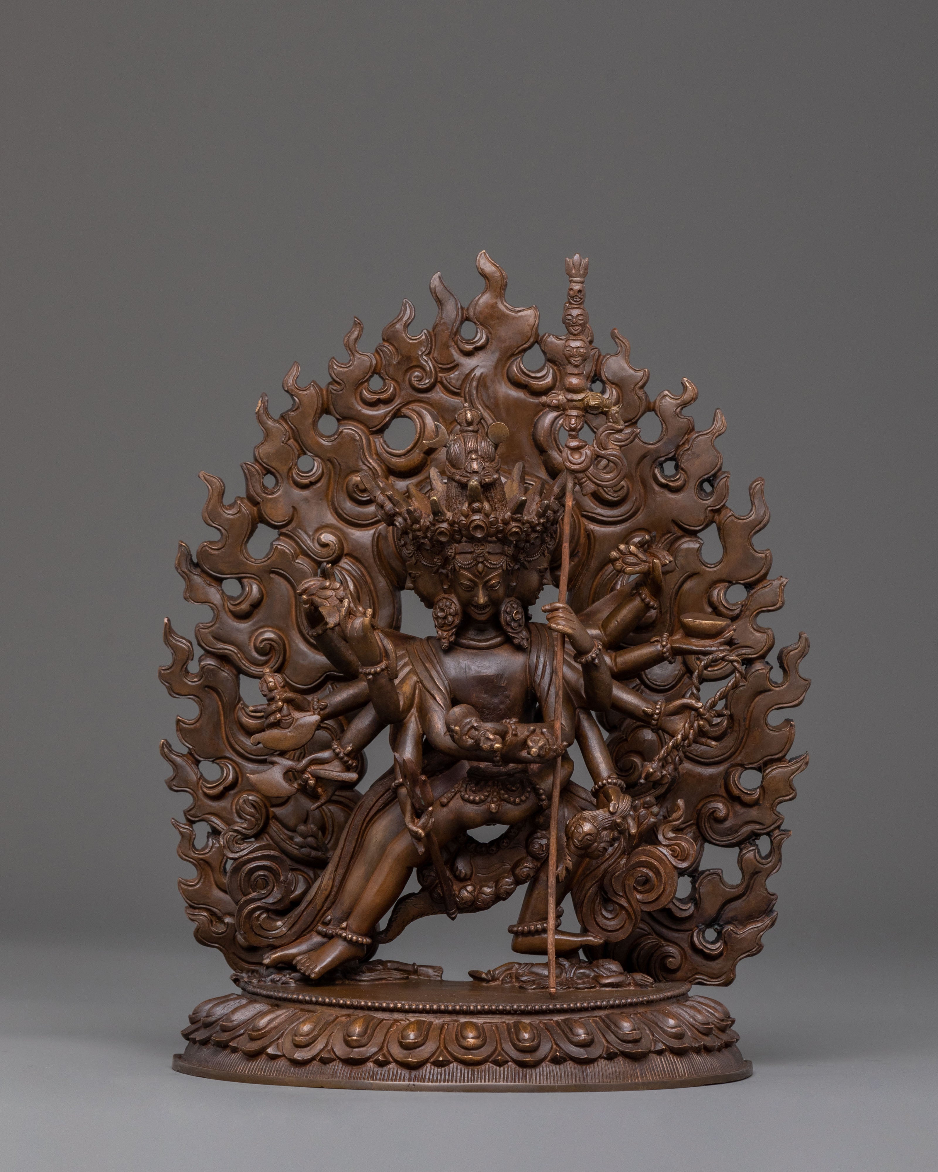 Chakrasamvara Altar Statue | Tantric Buddhist Deity