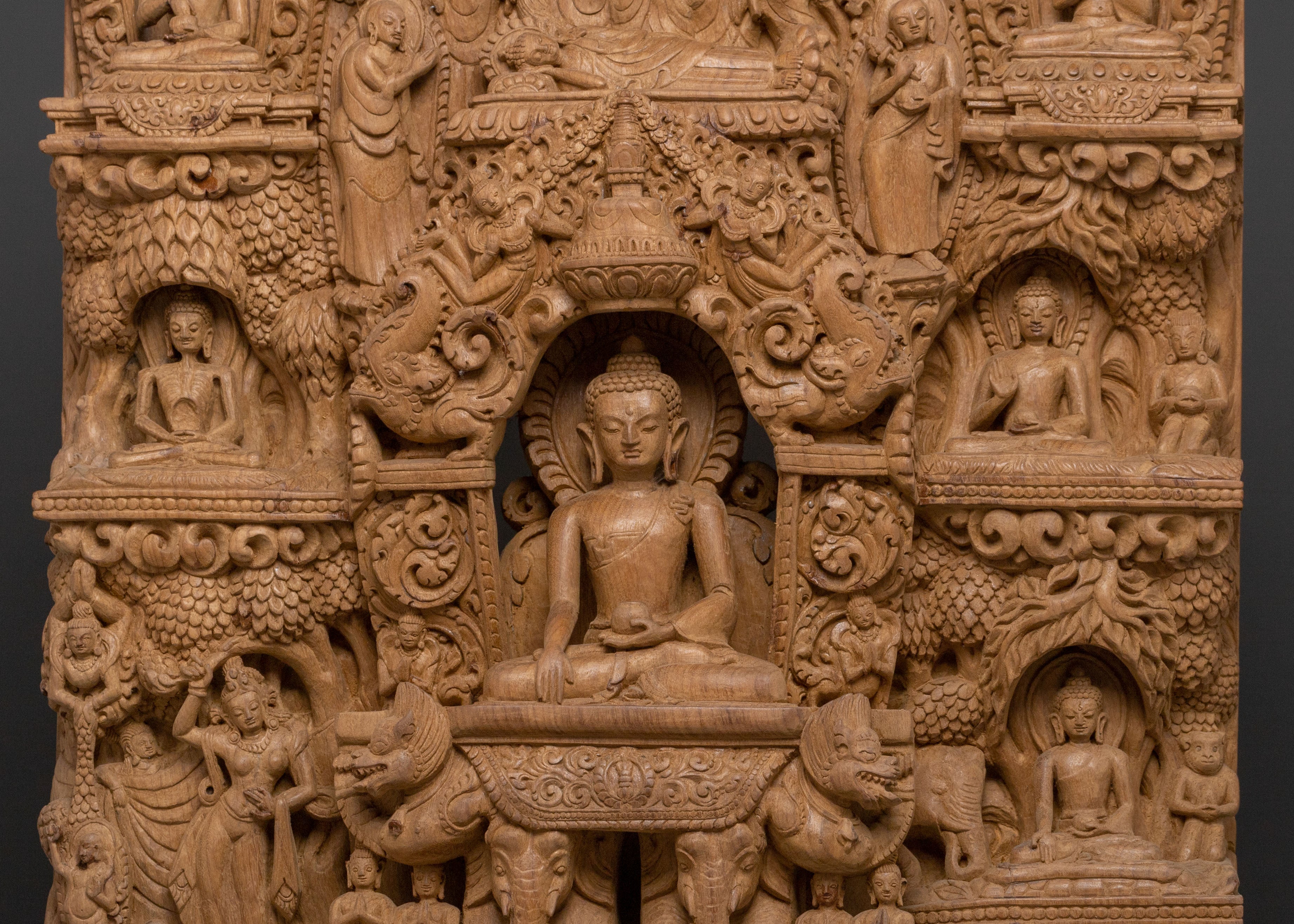 Shakyamuni Buddha Wooden Sculpture | Life of Buddha Carvings