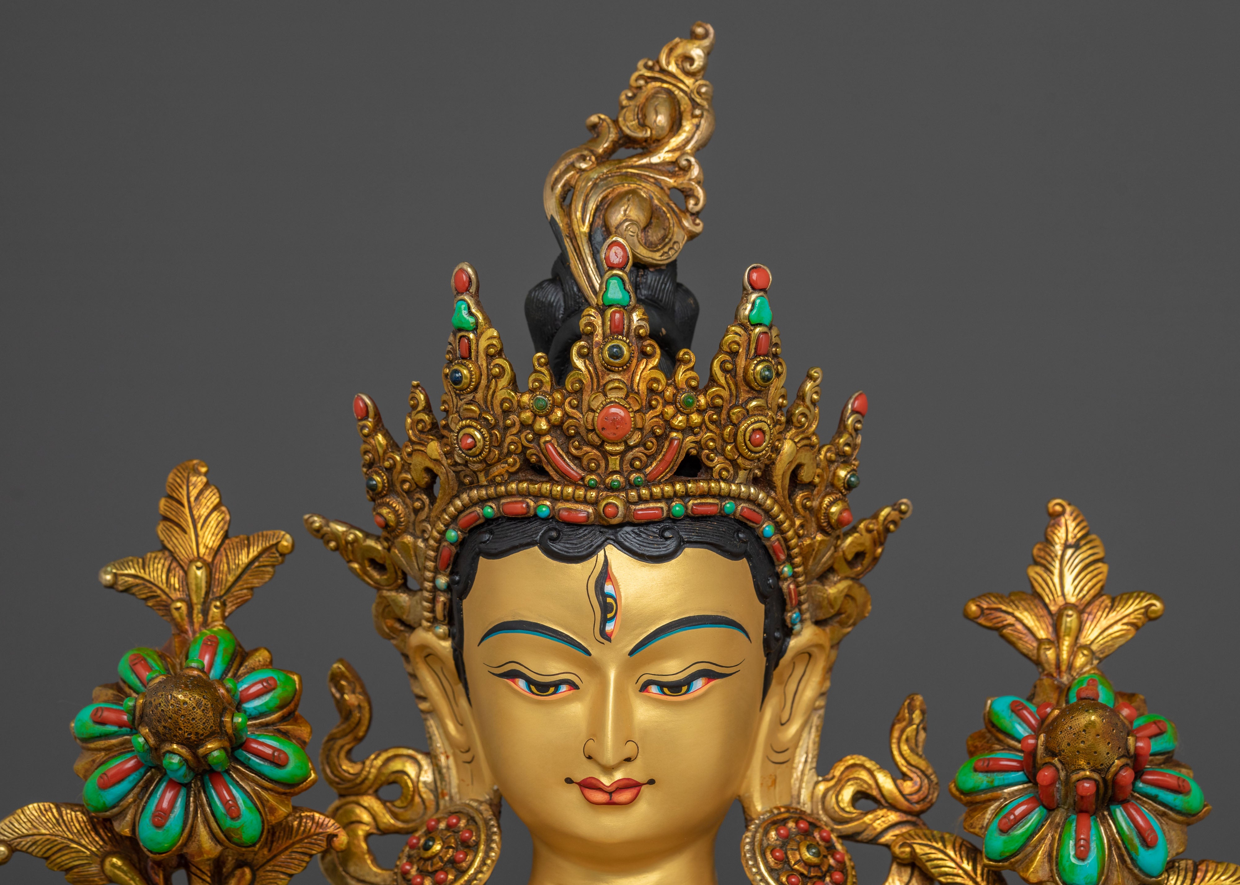 Handcrafted Three Long Life Deities Statue Set | Buddhist Longevity Sculpture