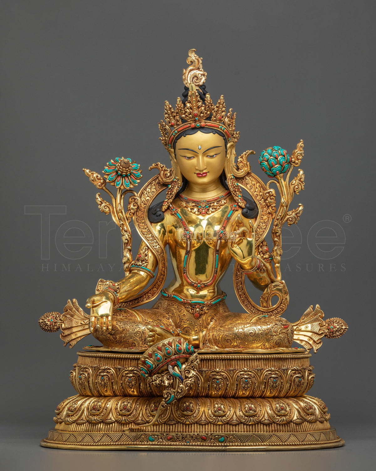 Green Tara Statue