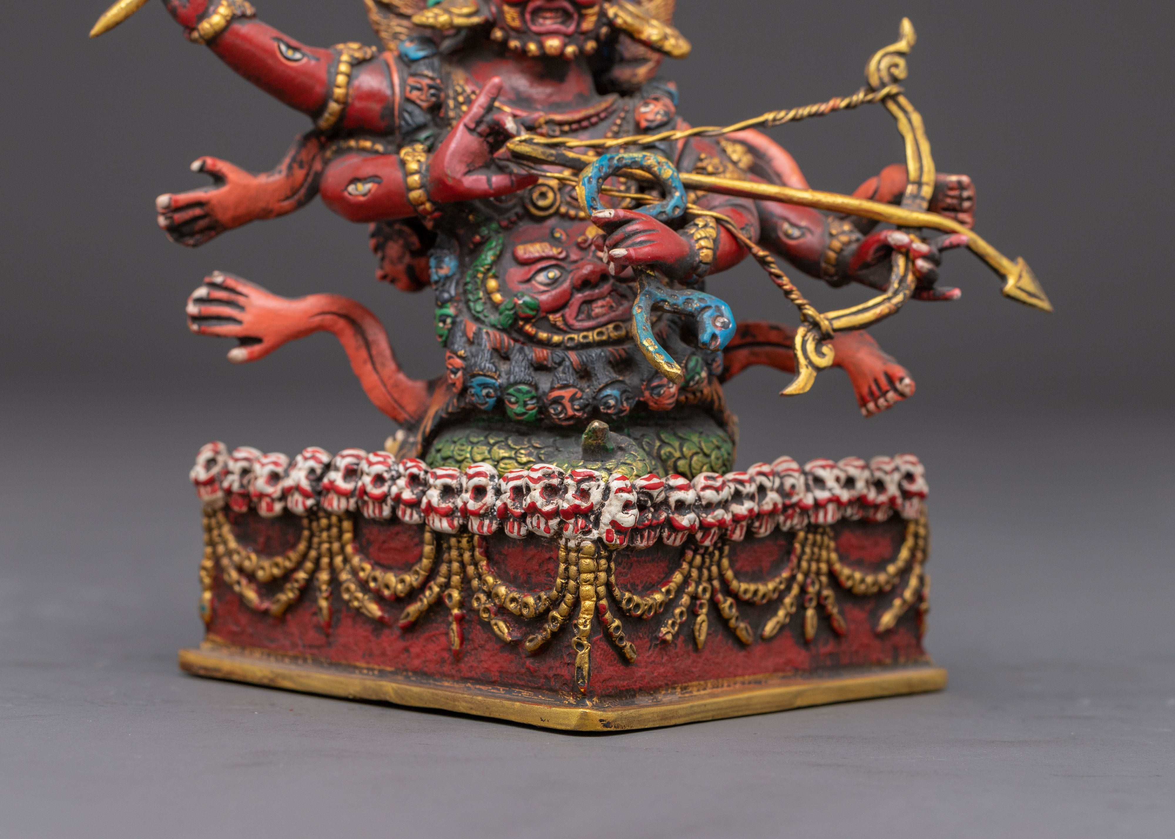 Statue of Rahula: Guardian of Dharma | Tibetan Buddhism Artwork