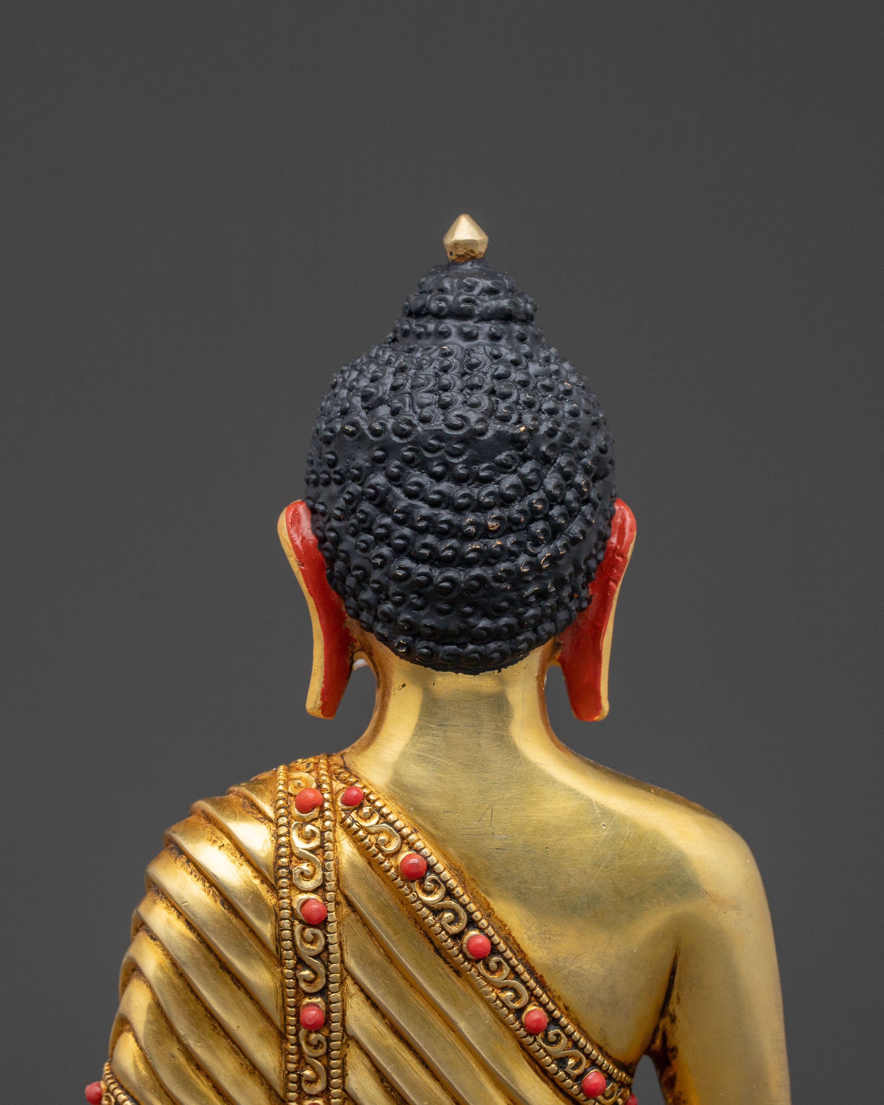 Amitabha Buddha 24K Gold Gilded Sacred Statue