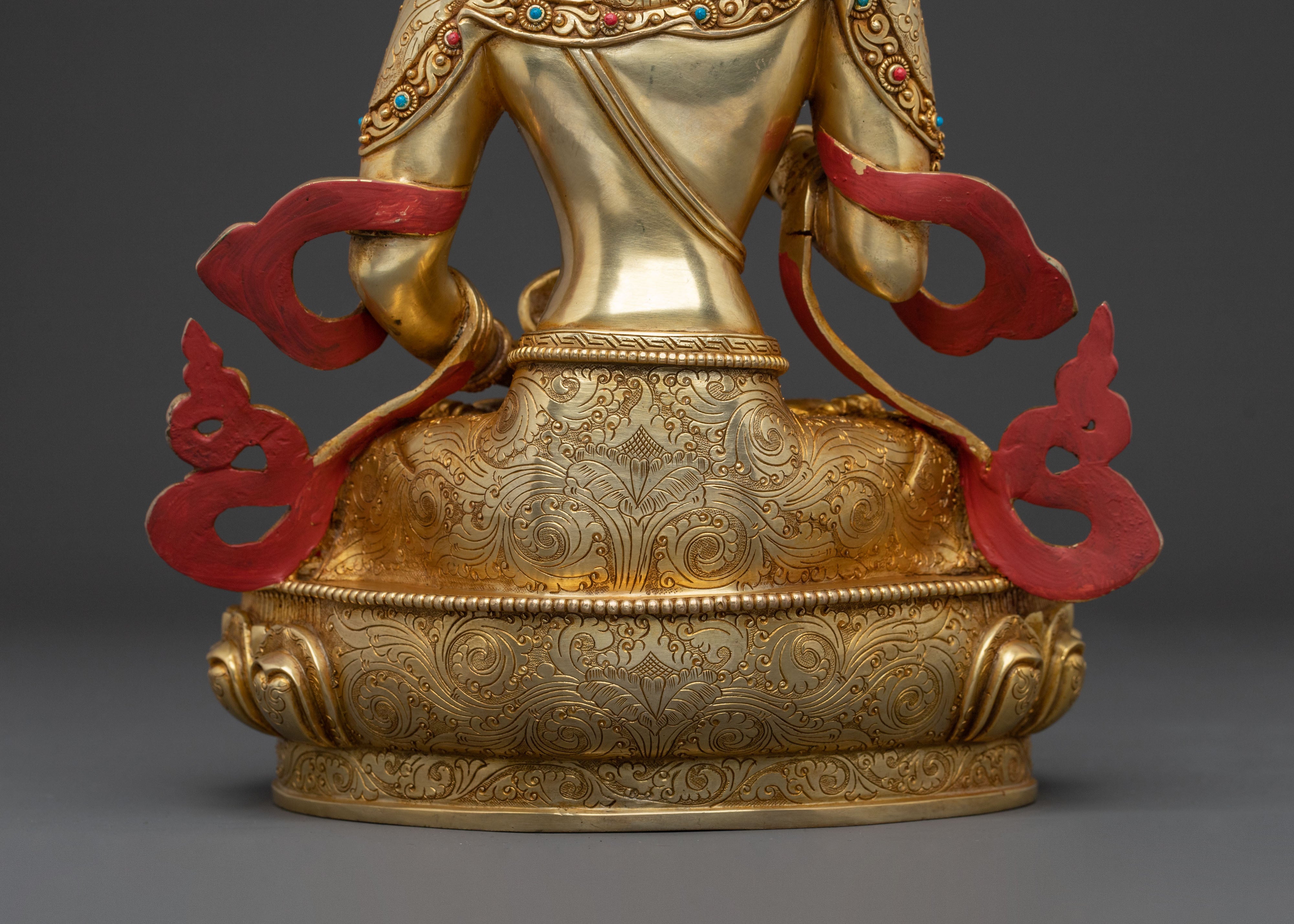 Handcrafted Vajrasattva Figurine | Sacred Tibetan Purification Statue