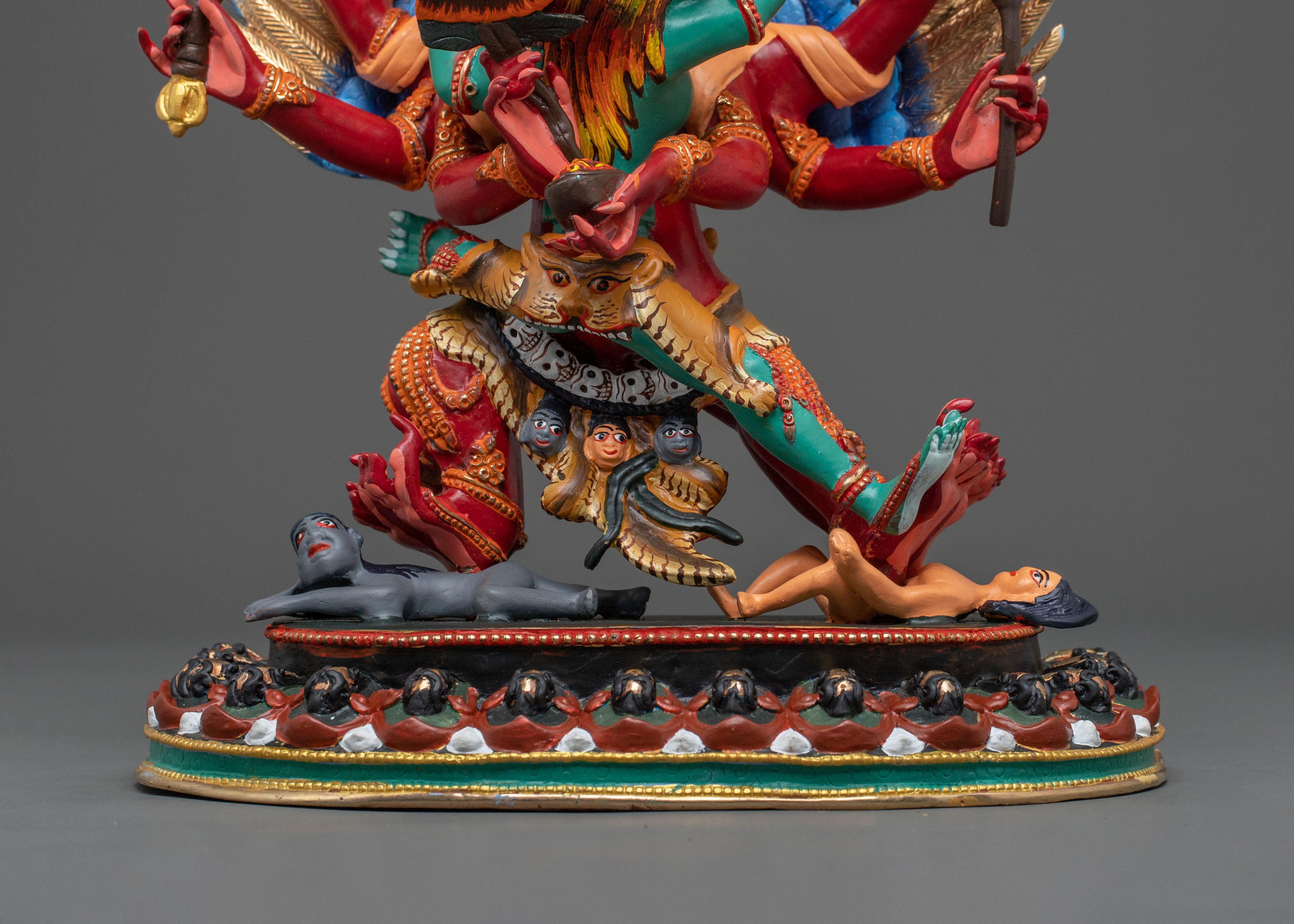 Handcrafted Heyagriva Sculpture | Wrathful Deity of Protection
