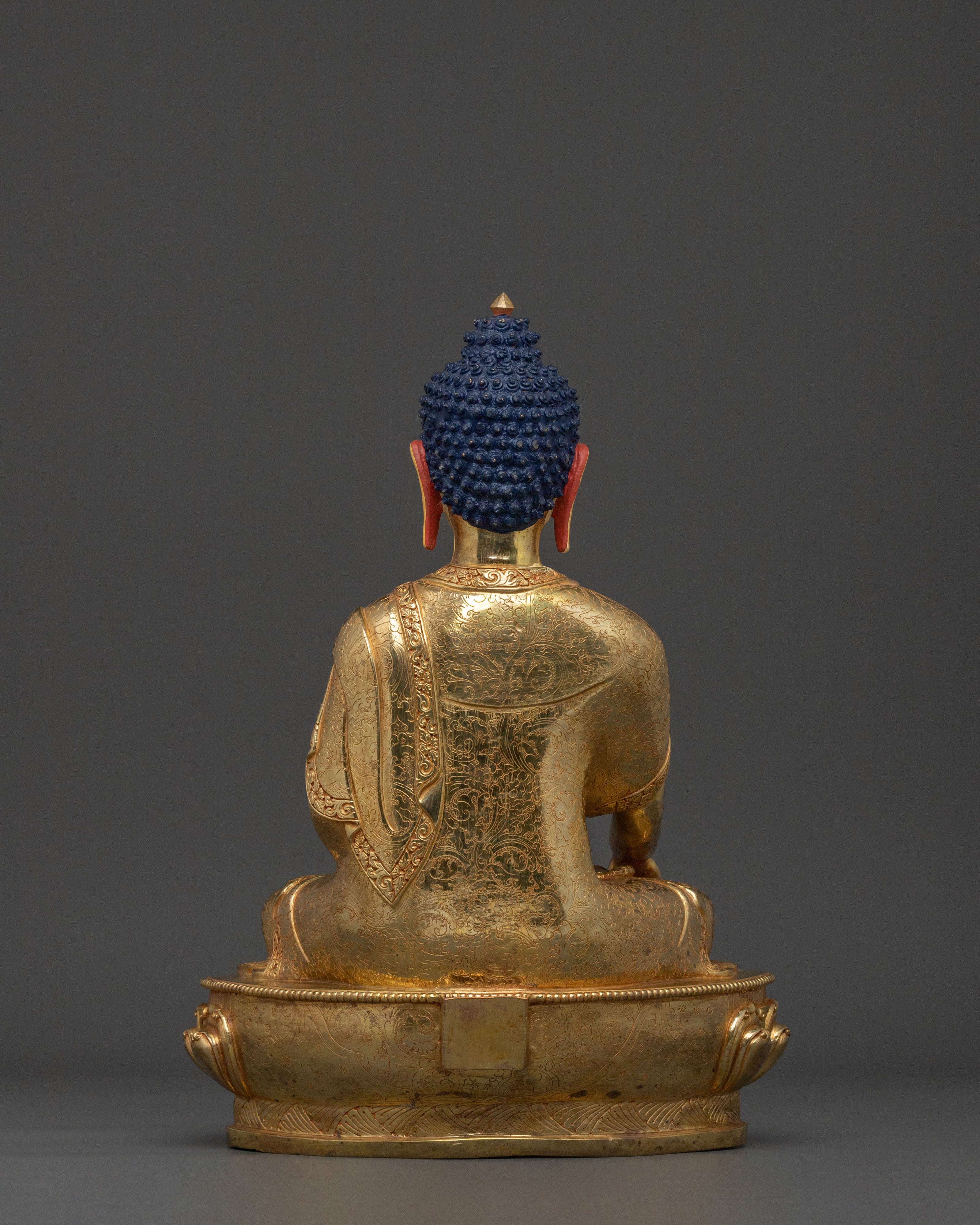 Shakyamuni Buddha Sculpture | Himalayan Figurine