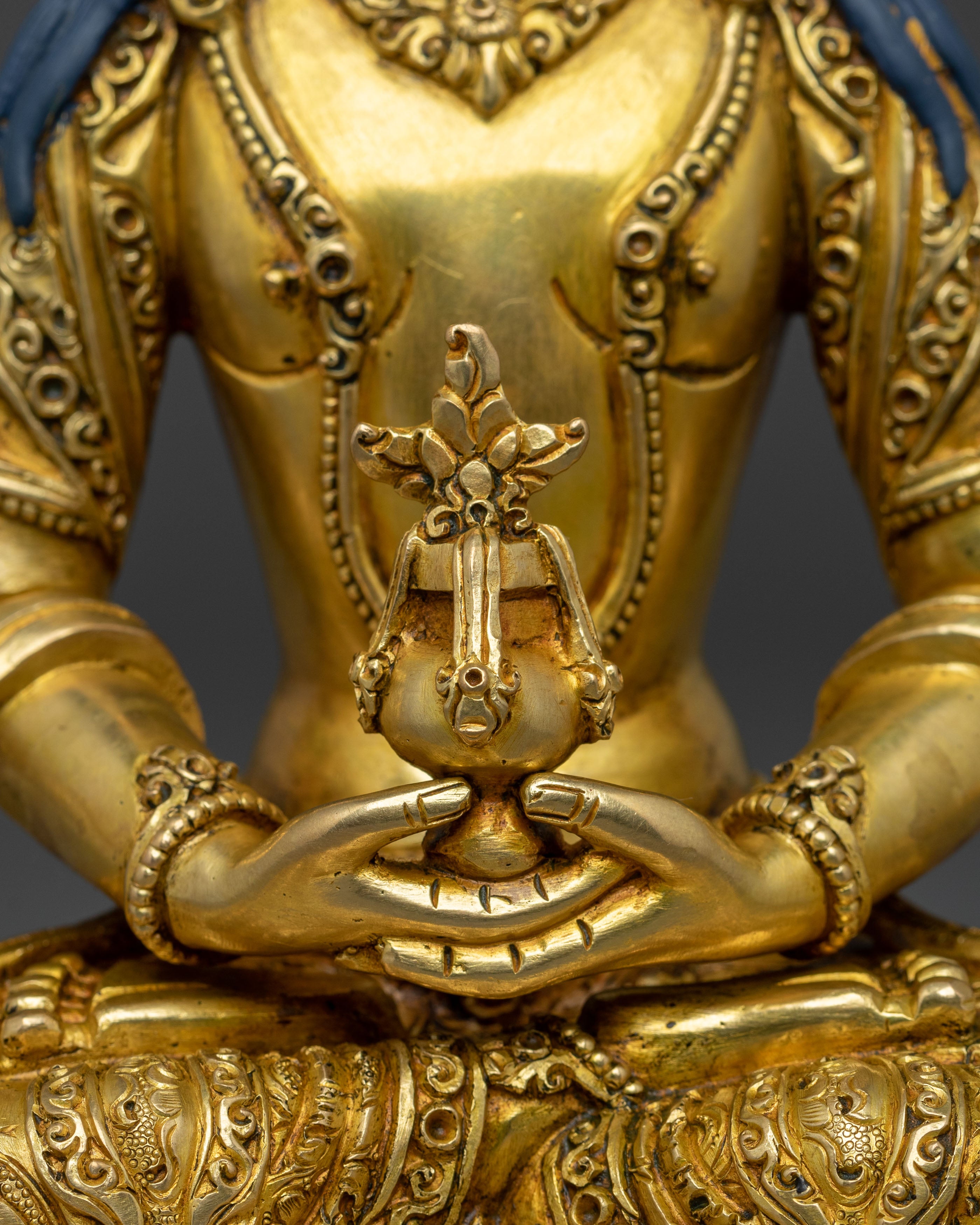 Himalayan Amitayus Sacred Statue | Buddhist Deity of Long Life & Vitality
