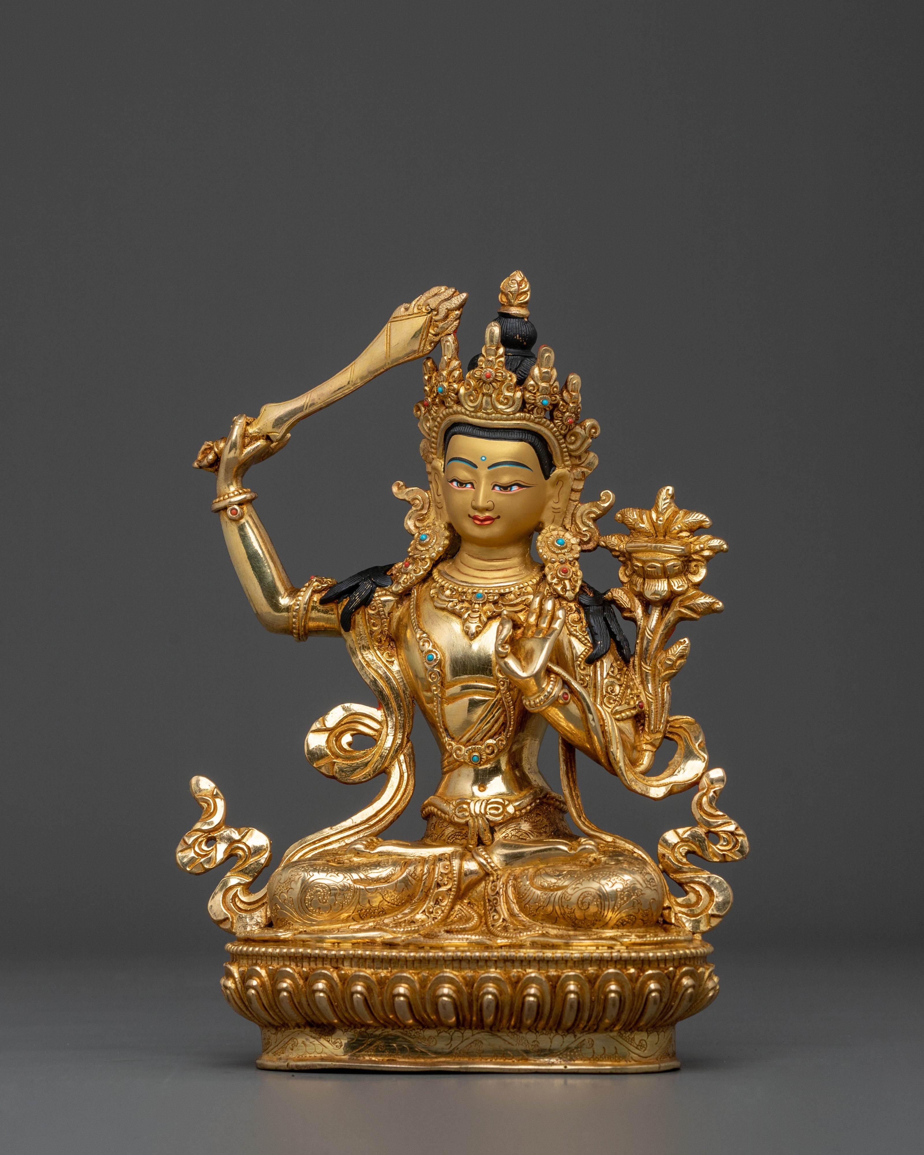Himalayan Manjushri Statue | Symbol of Wisdom