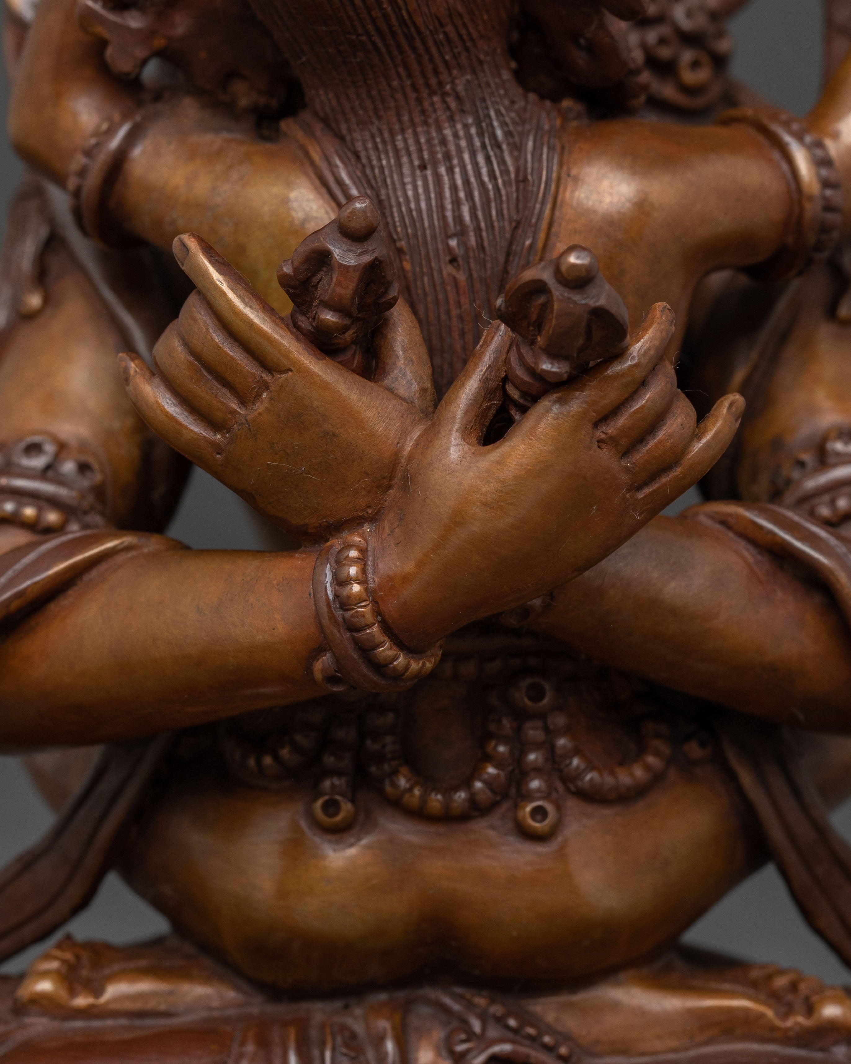 Vajradhara Statue with Consort | Meditational Figure