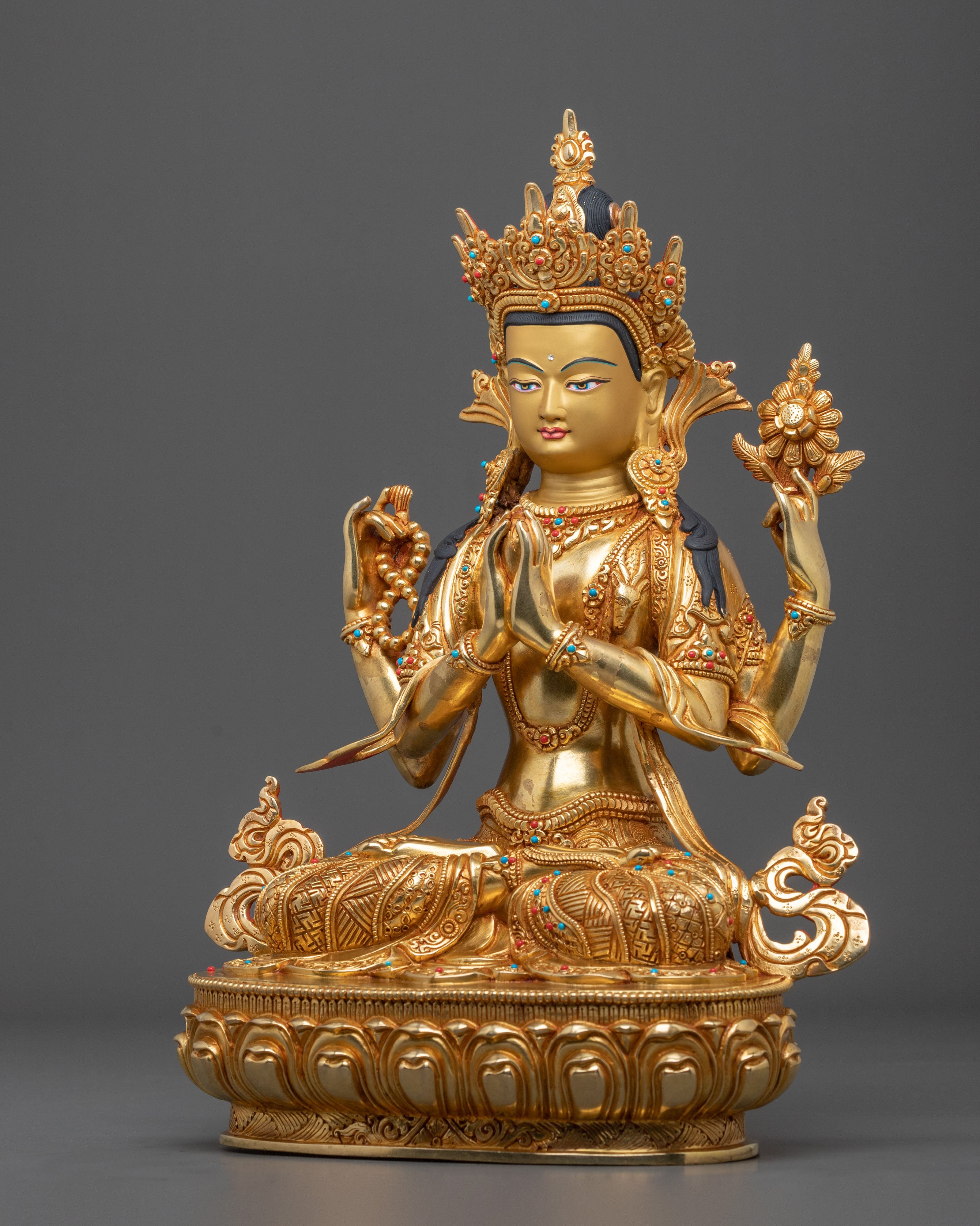 Chenrezig Statue: Bodhisattva of Infinite Compassion