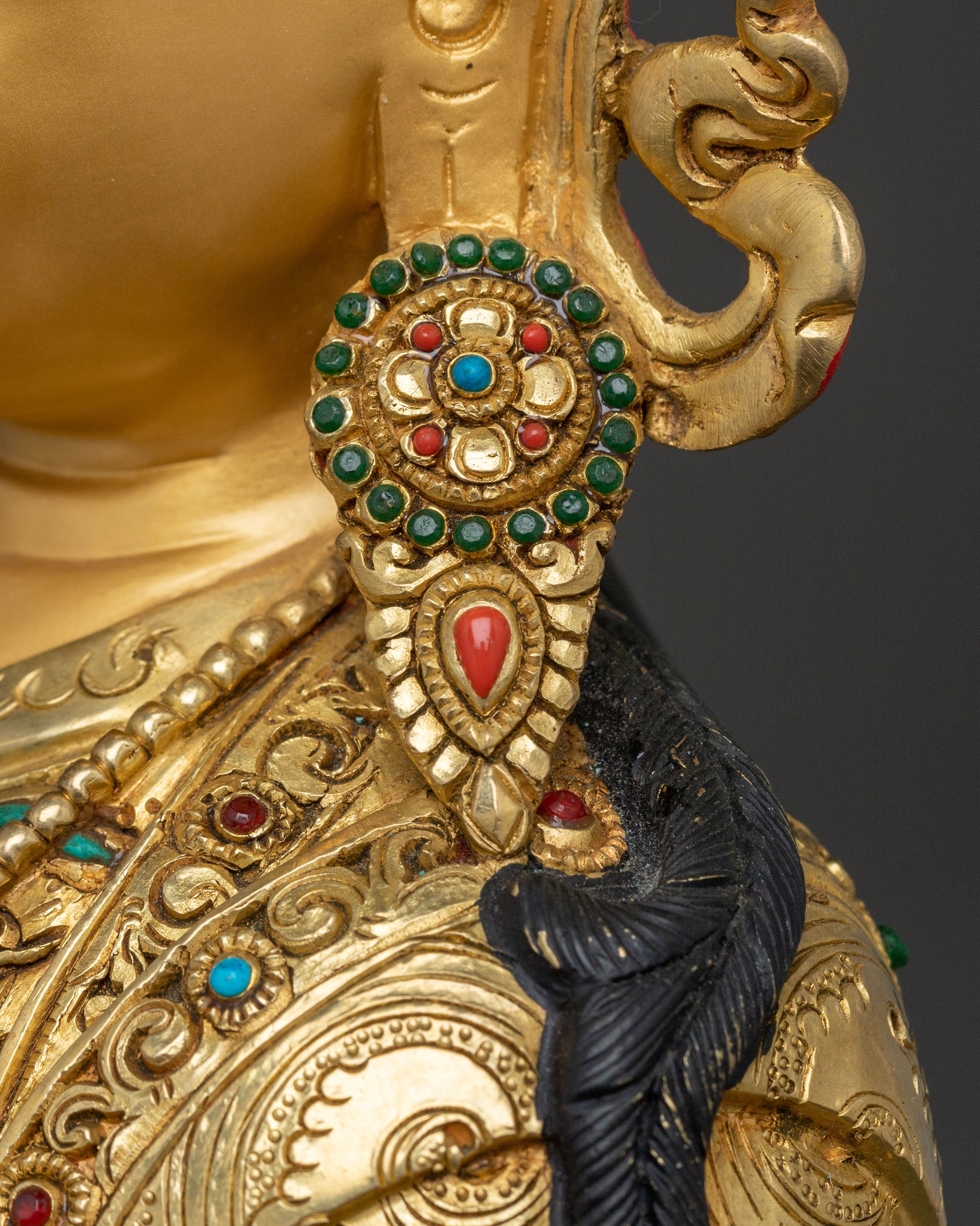 Lotus Born Guru Rinpoche Icon | Lotus-Born Master and Tantric Guru
