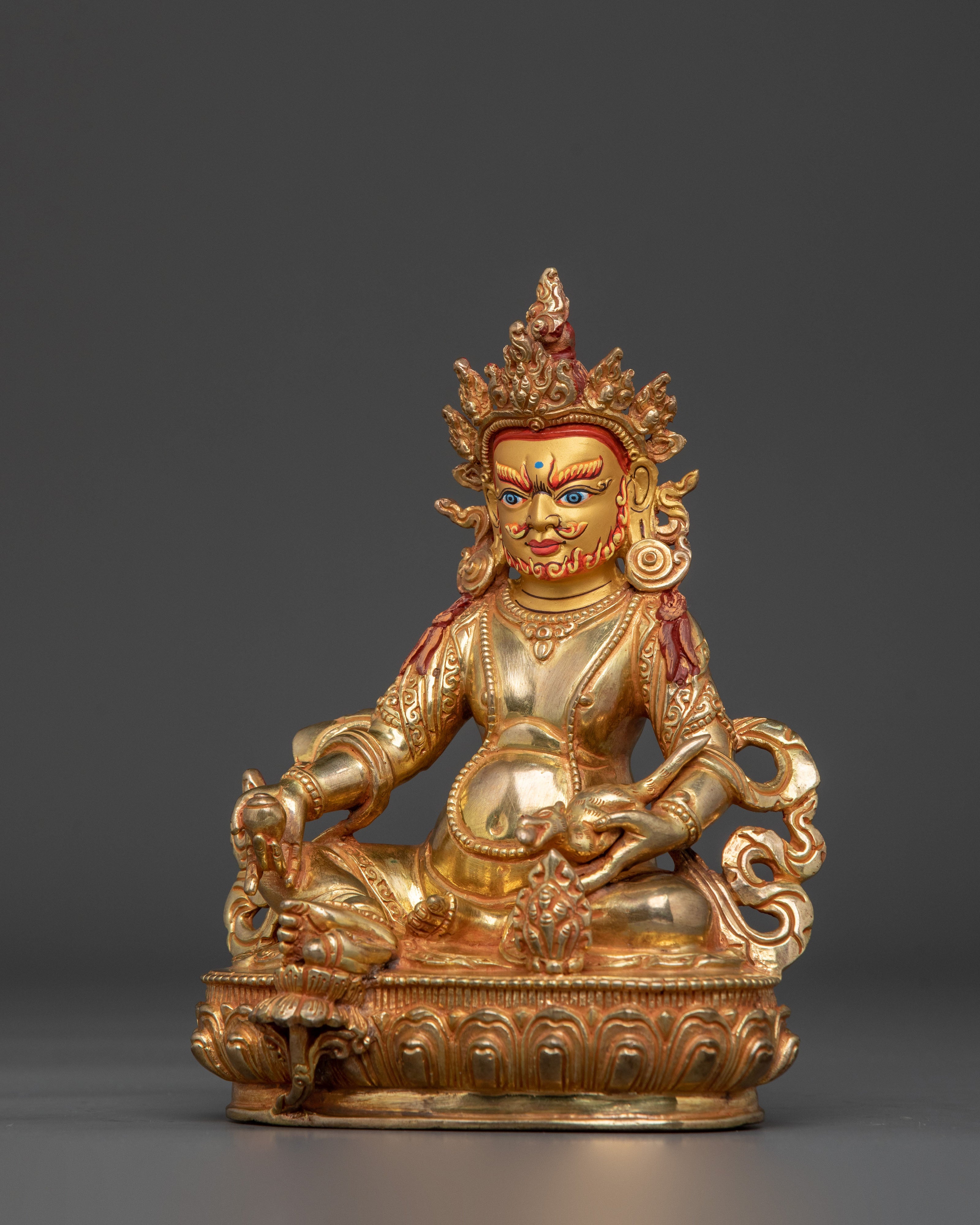 Dzambhala Statue Tibetan Wealth God | Buddhist Deity of Prosperity