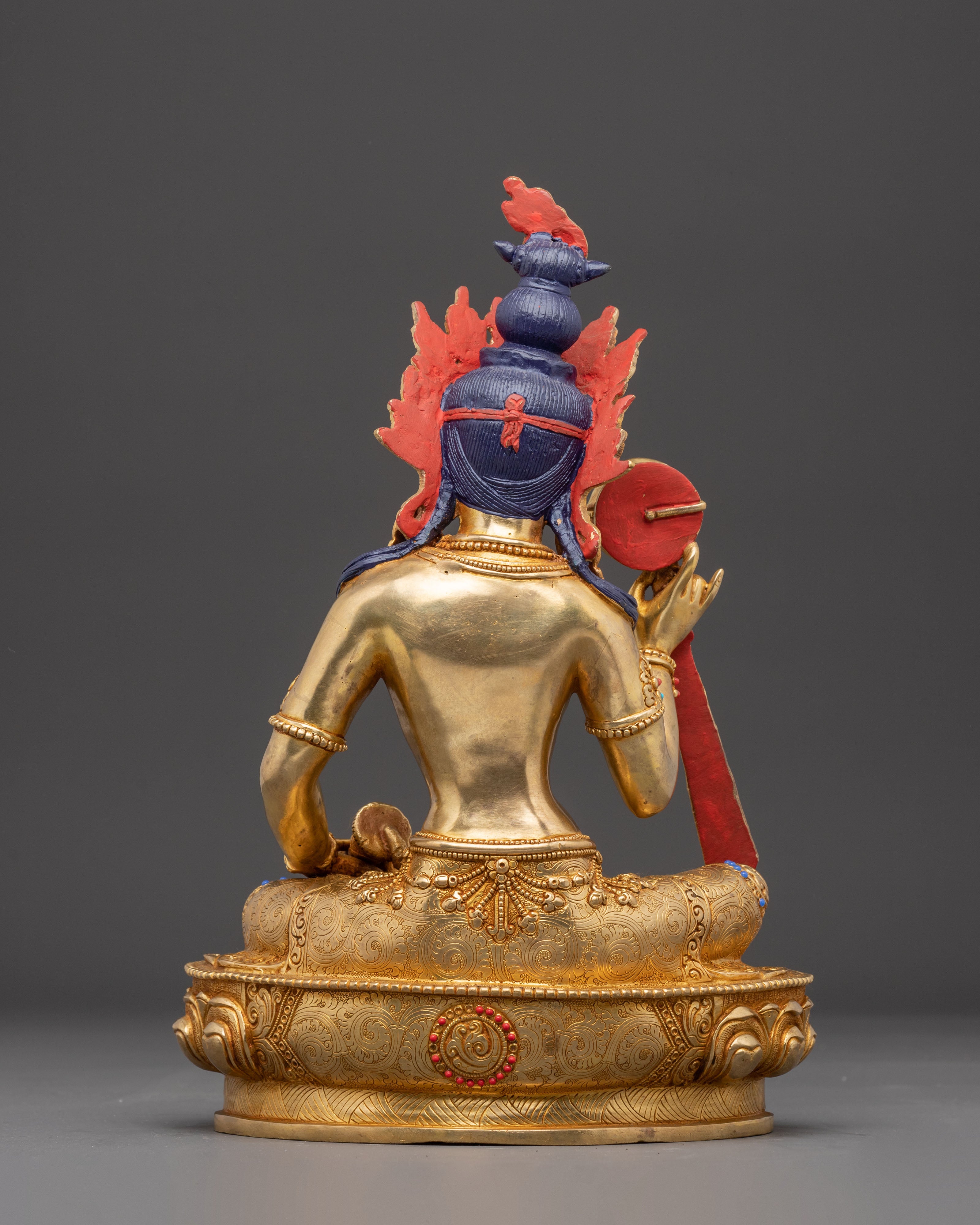 Sitting Machig Labdron Statue: Tibetan Master of Chod