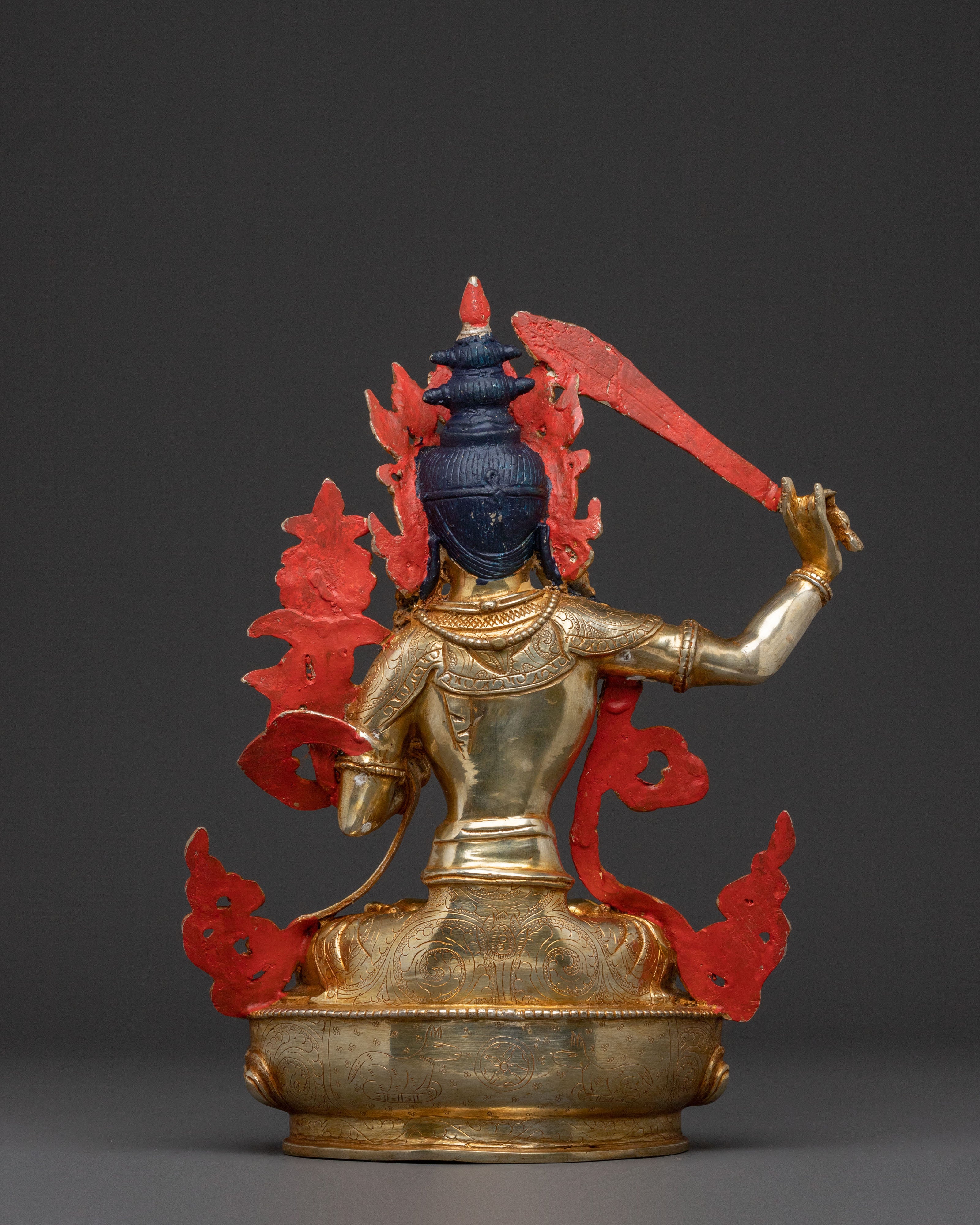 Manjushri Sculpture for Wisdom | Home Decor