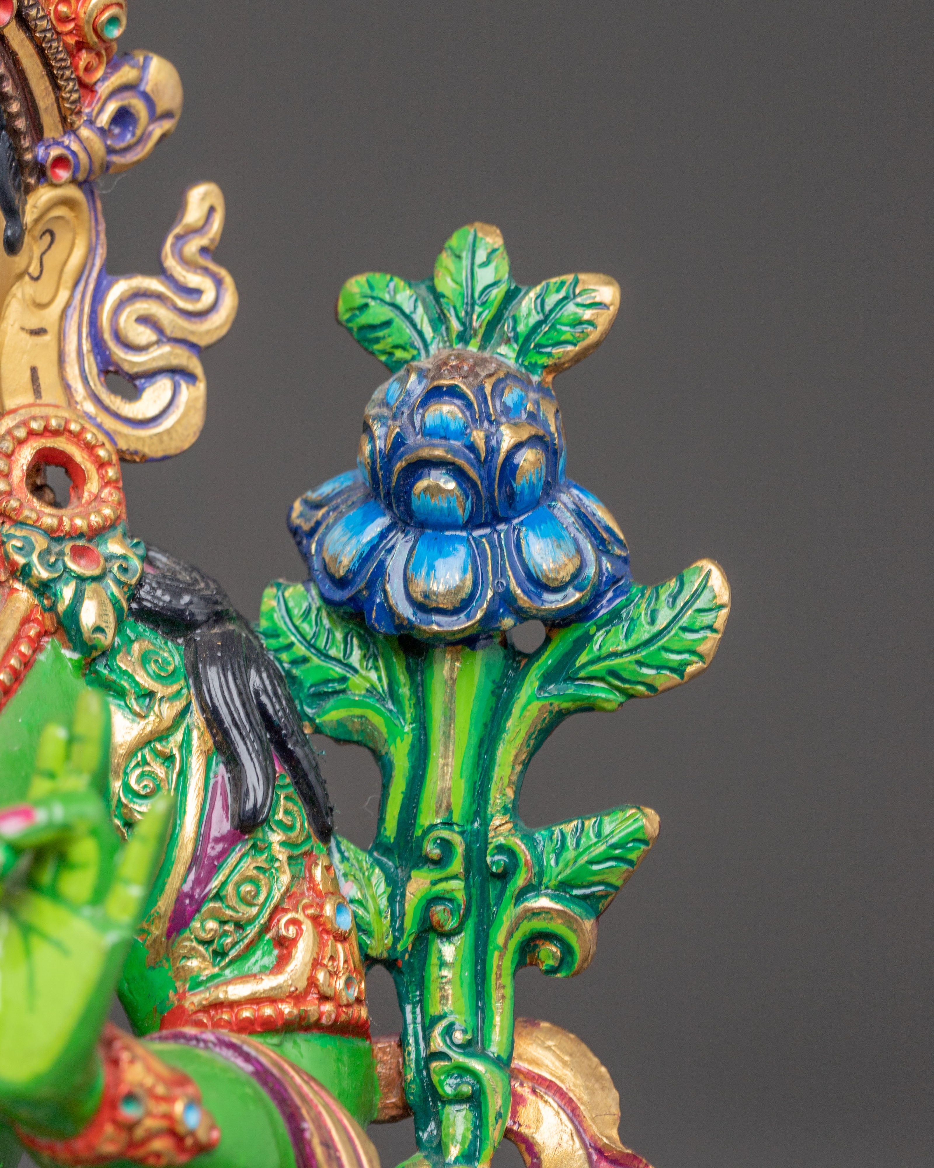 Mother Green Tara Handcrafted Statue | Embodiment of Compassion