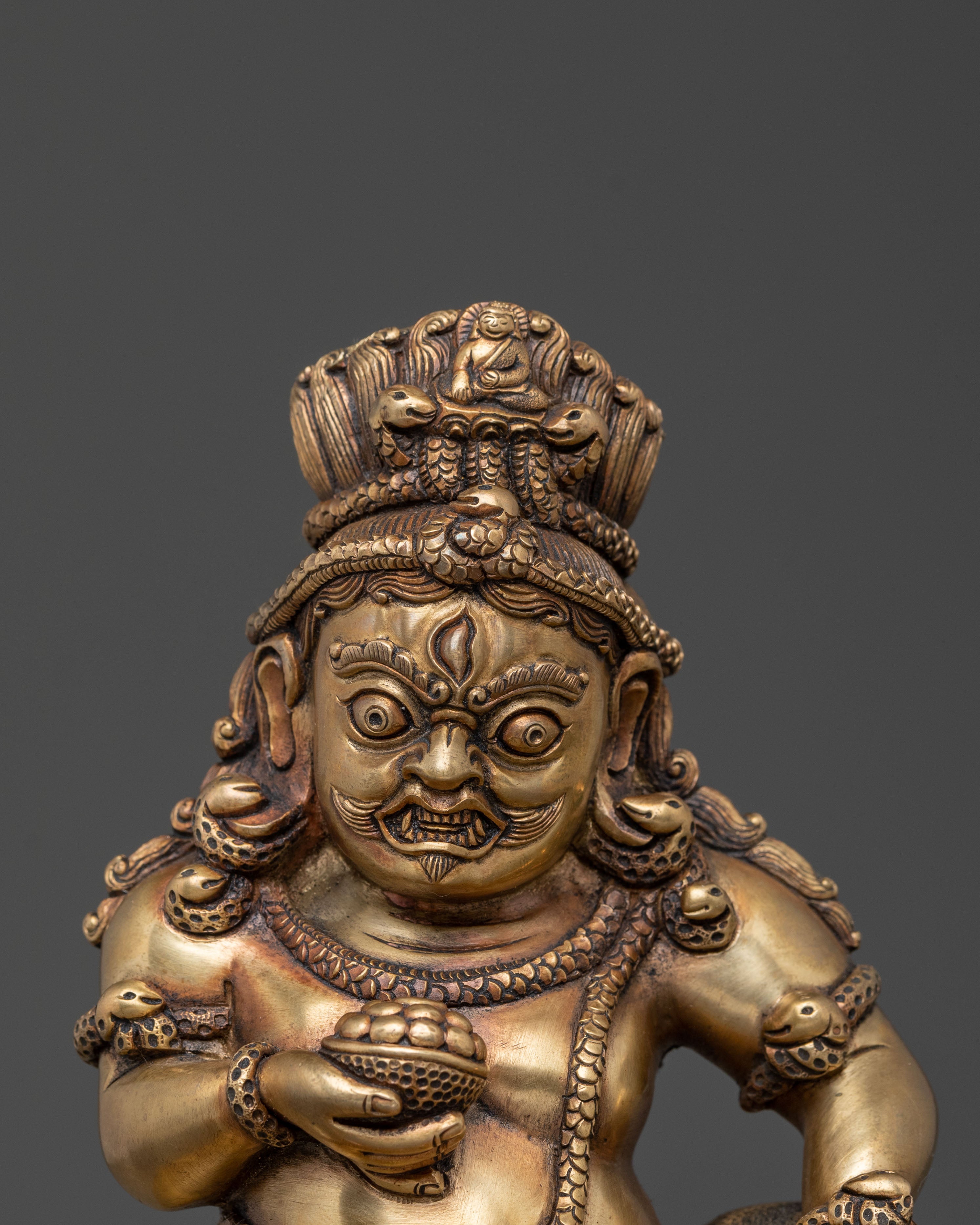 Black Dzambhala Spiritual Statue | Prosperity Guardian