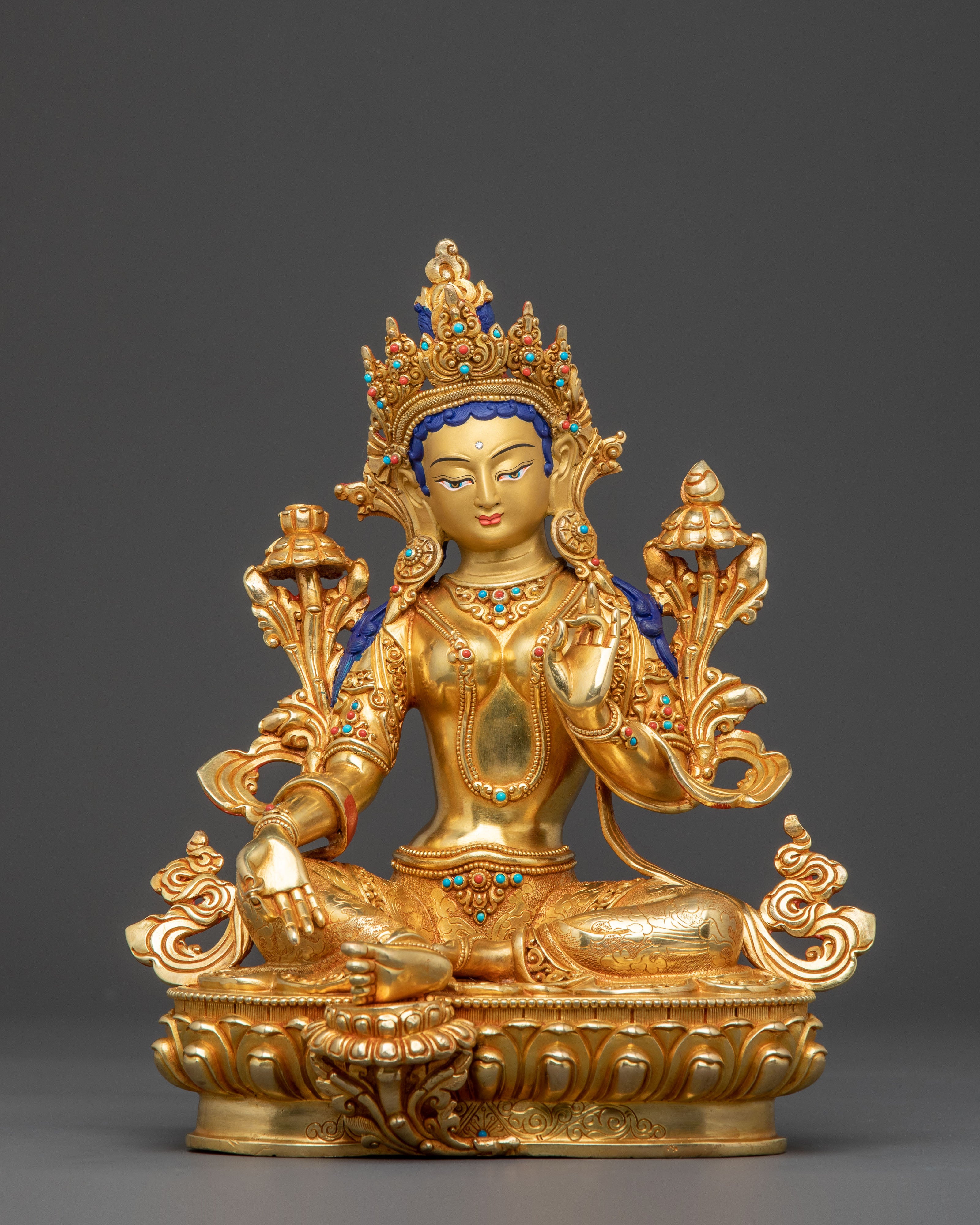 Green Tara Statue