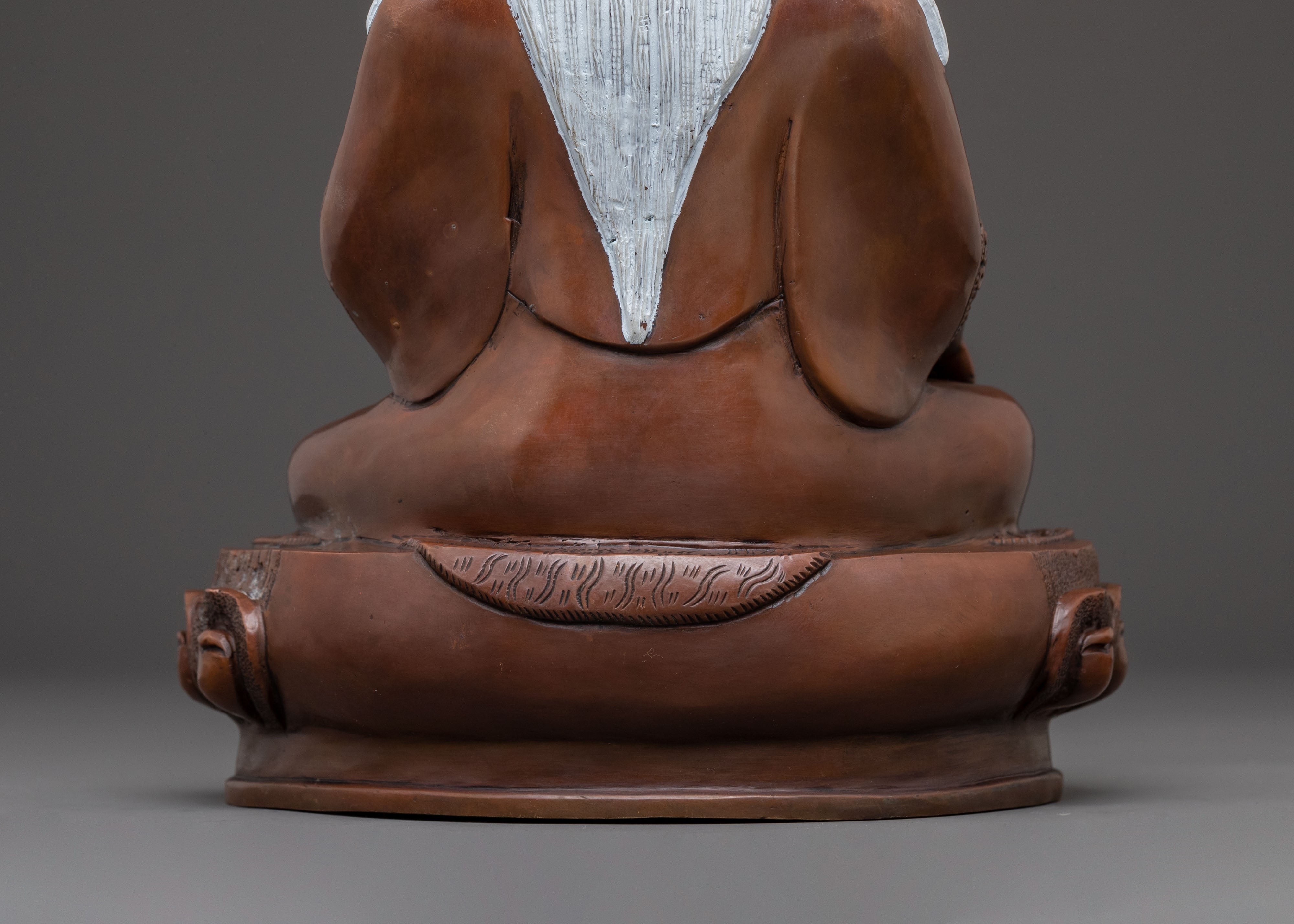 Thangtong Gyalpo Statue: Oxidized Copper Body