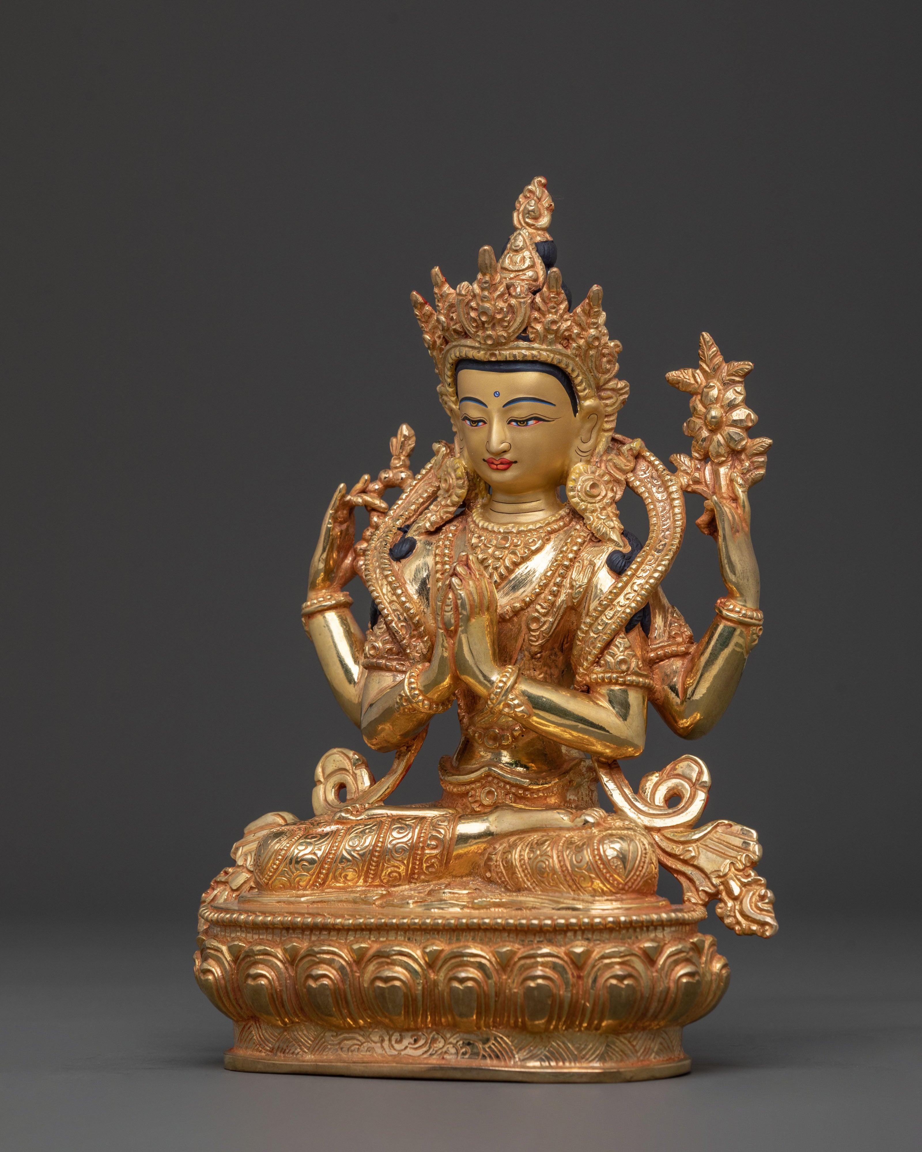 Four Armed Chenrezig Statue | Universal Compassion