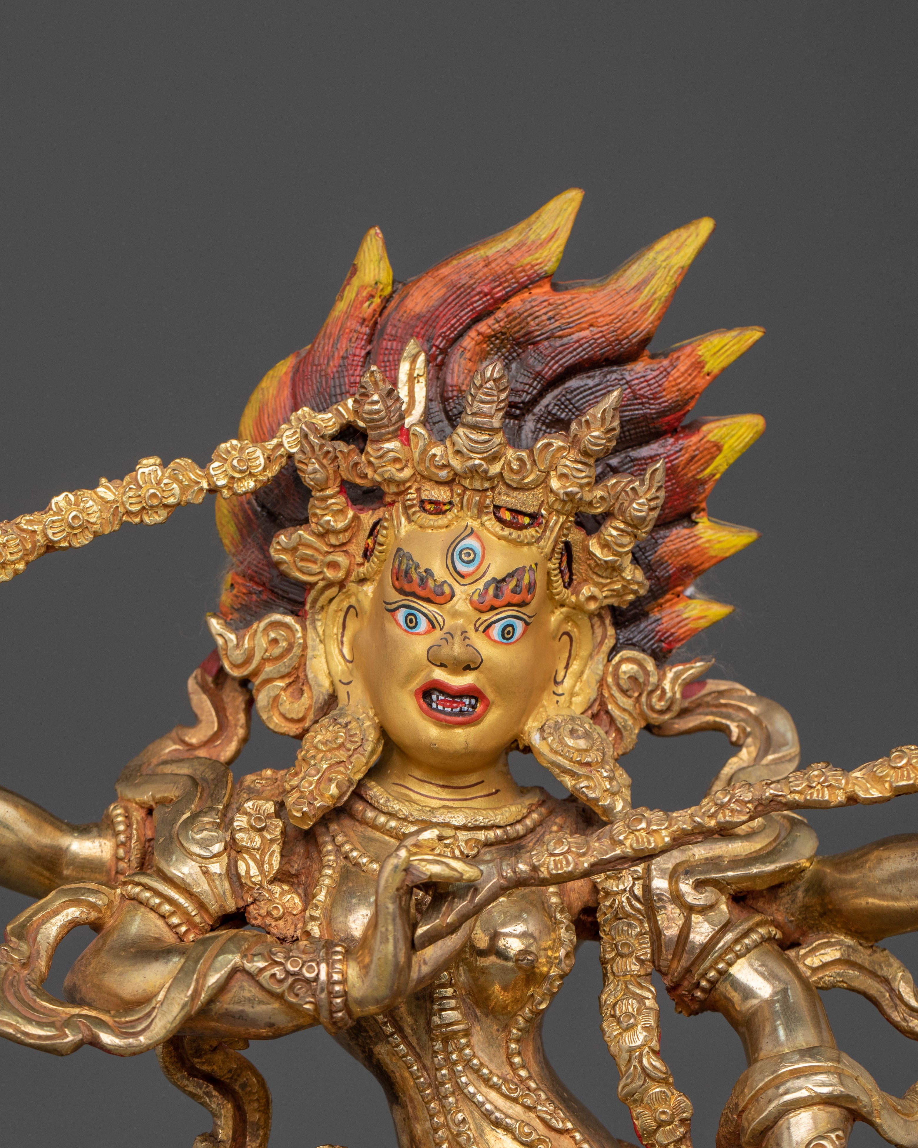 Handmade Kurukulla Buddhist Statue | Protector Figurine