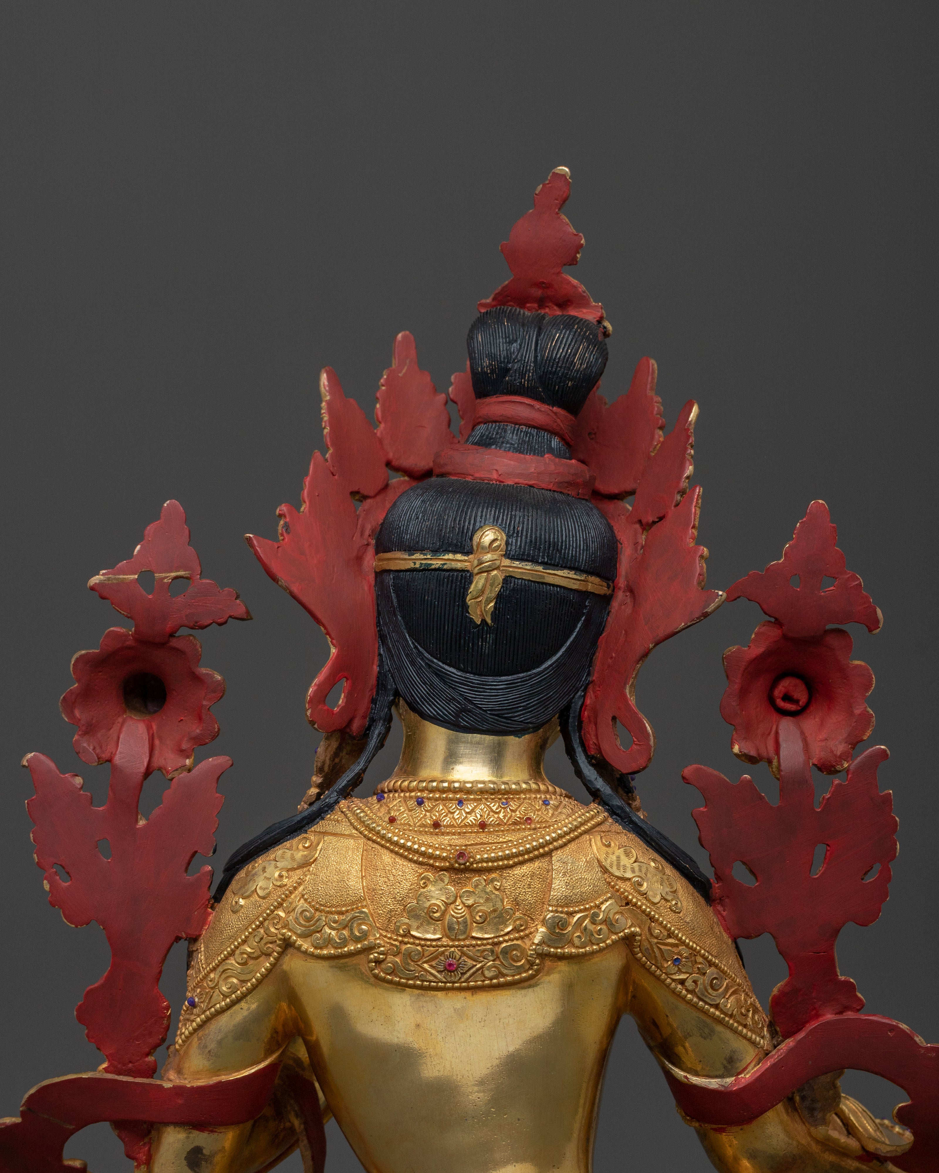 Tibetan Green Tara Compassion Goddess Statue