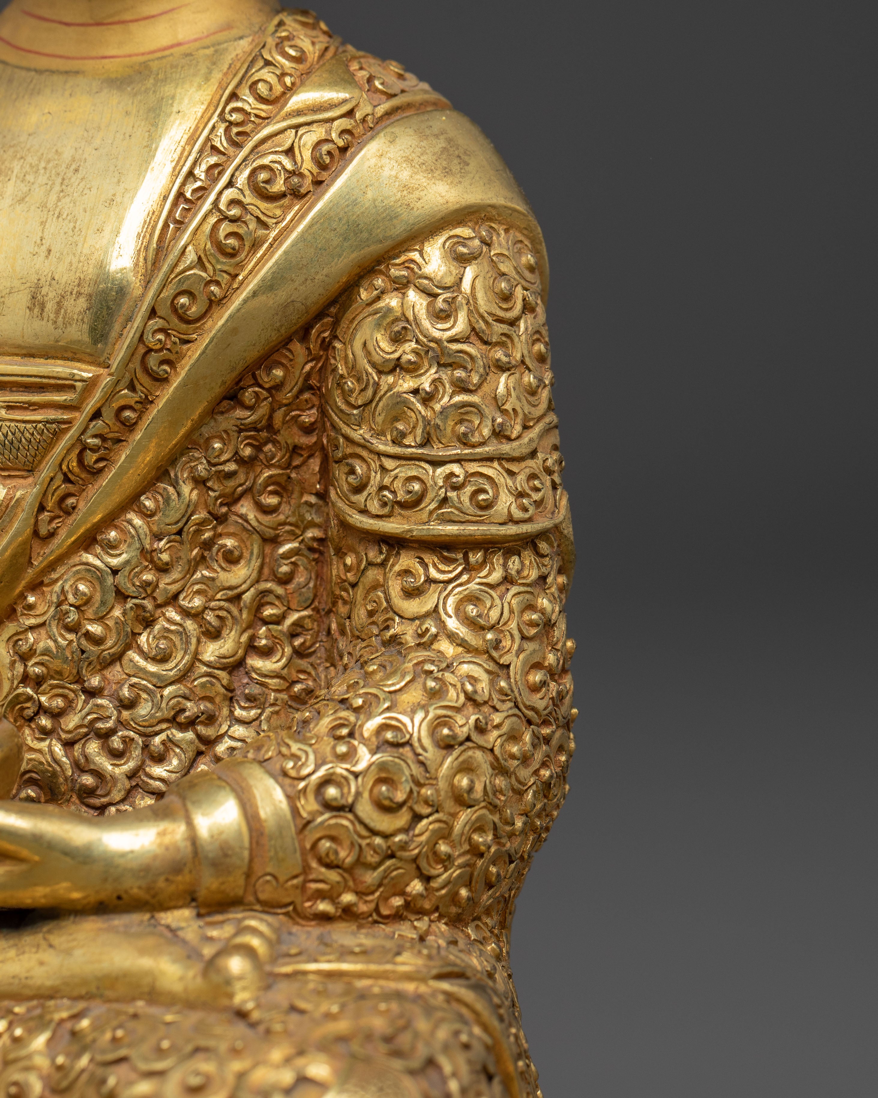 Shakyamuni Buddha Statue with Gemstones | Mindfulness & Dharma Decor