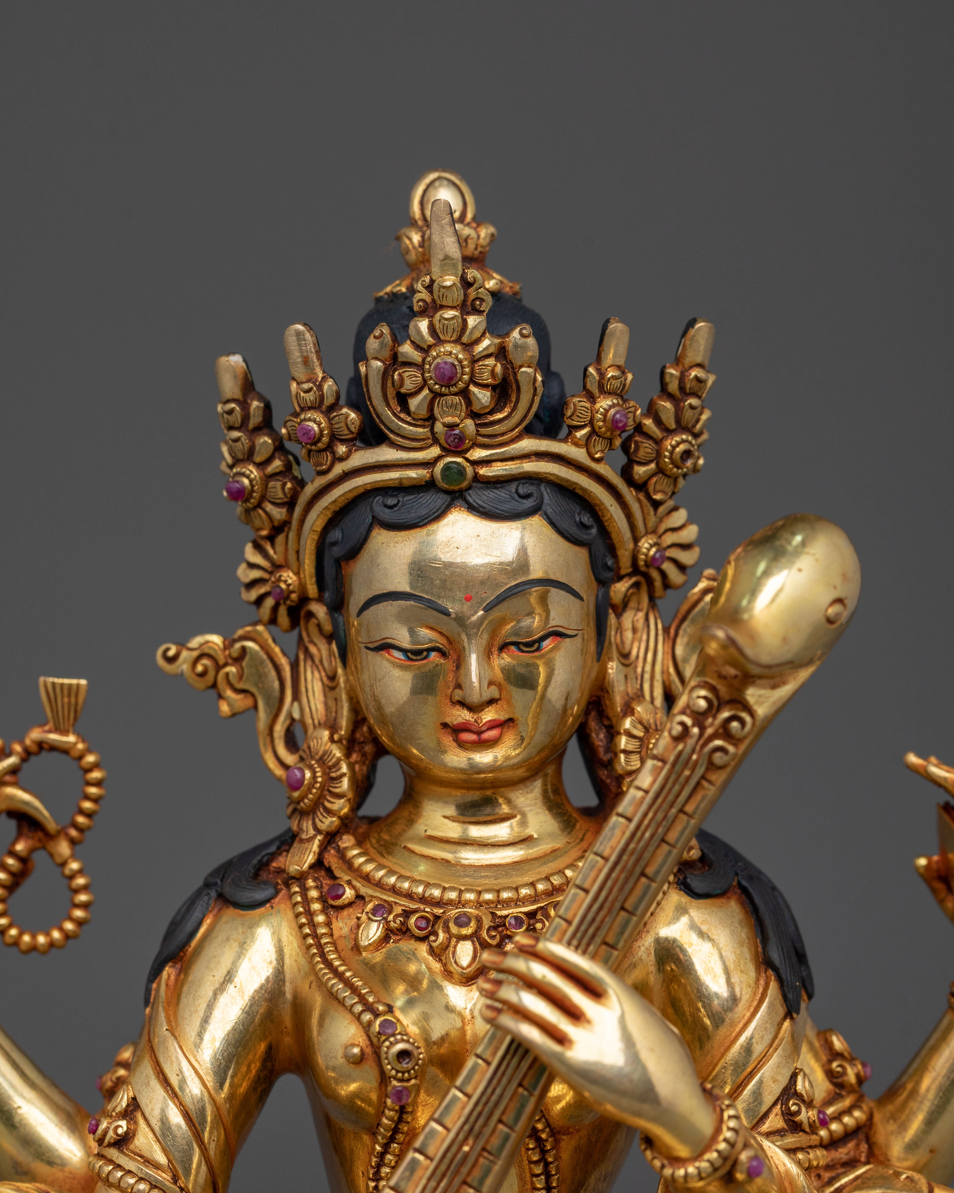 Saraswati Divine Wisdom Statue | Sacred Symbol of Knowledge