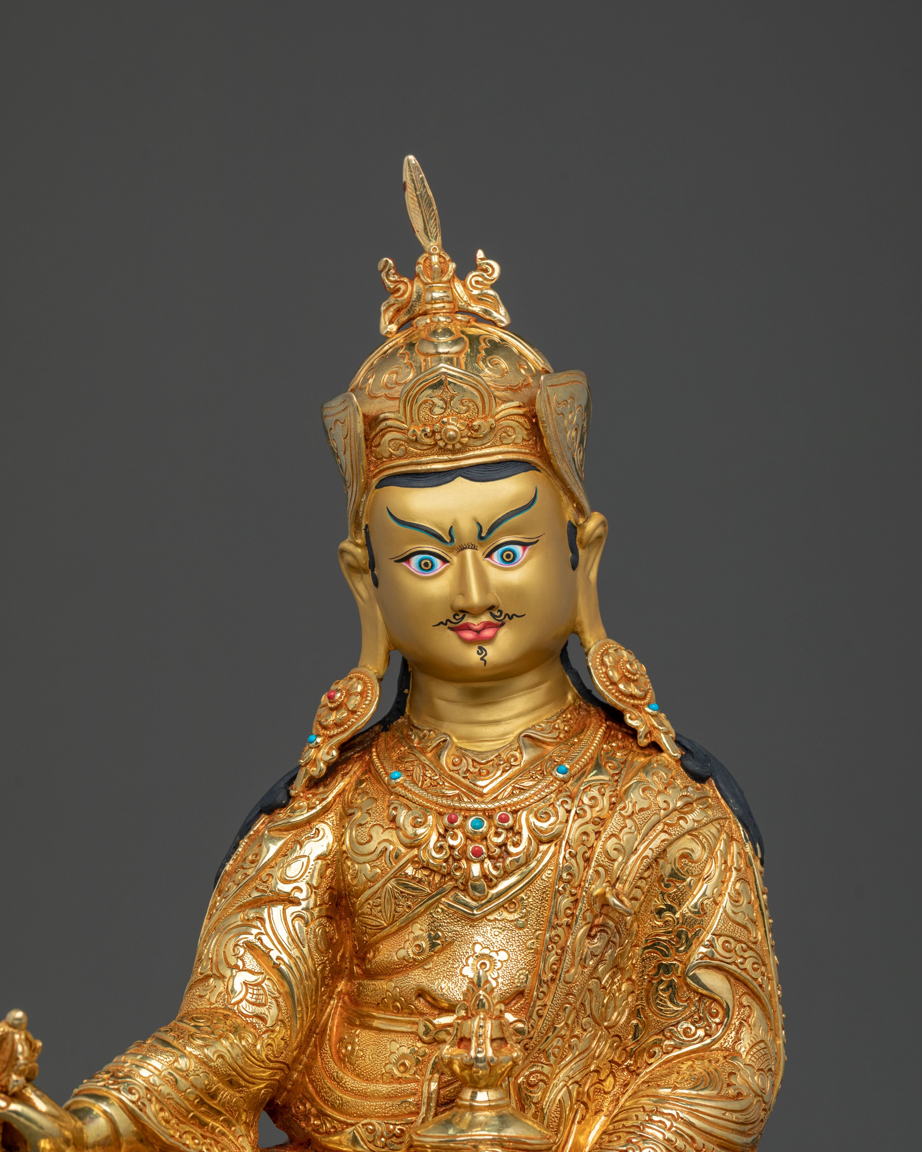 Tibetan Wisdom Guru Rinpoche Figurine | Home Decor