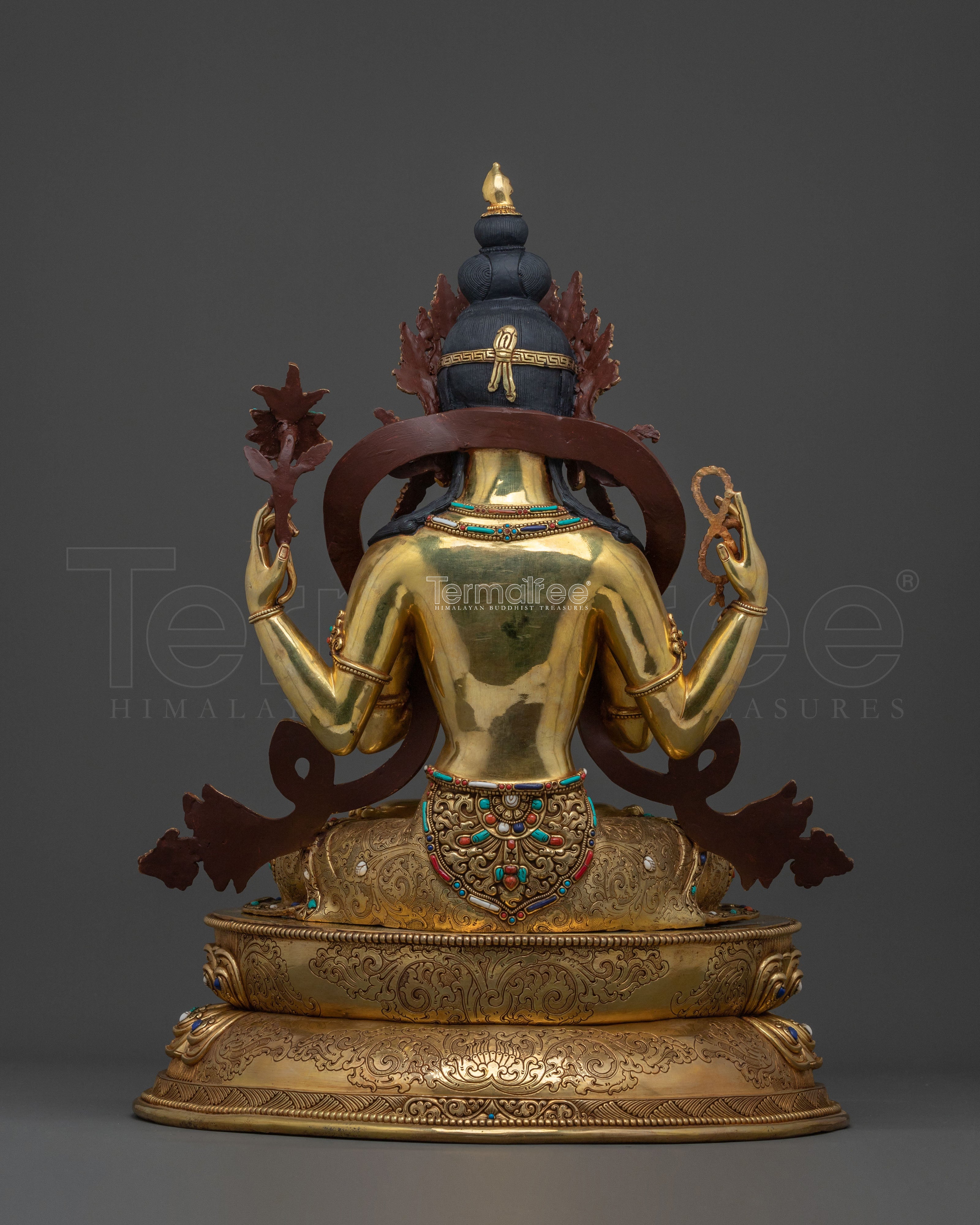 Tibetan Chenrezig Compassion Buddha Statue