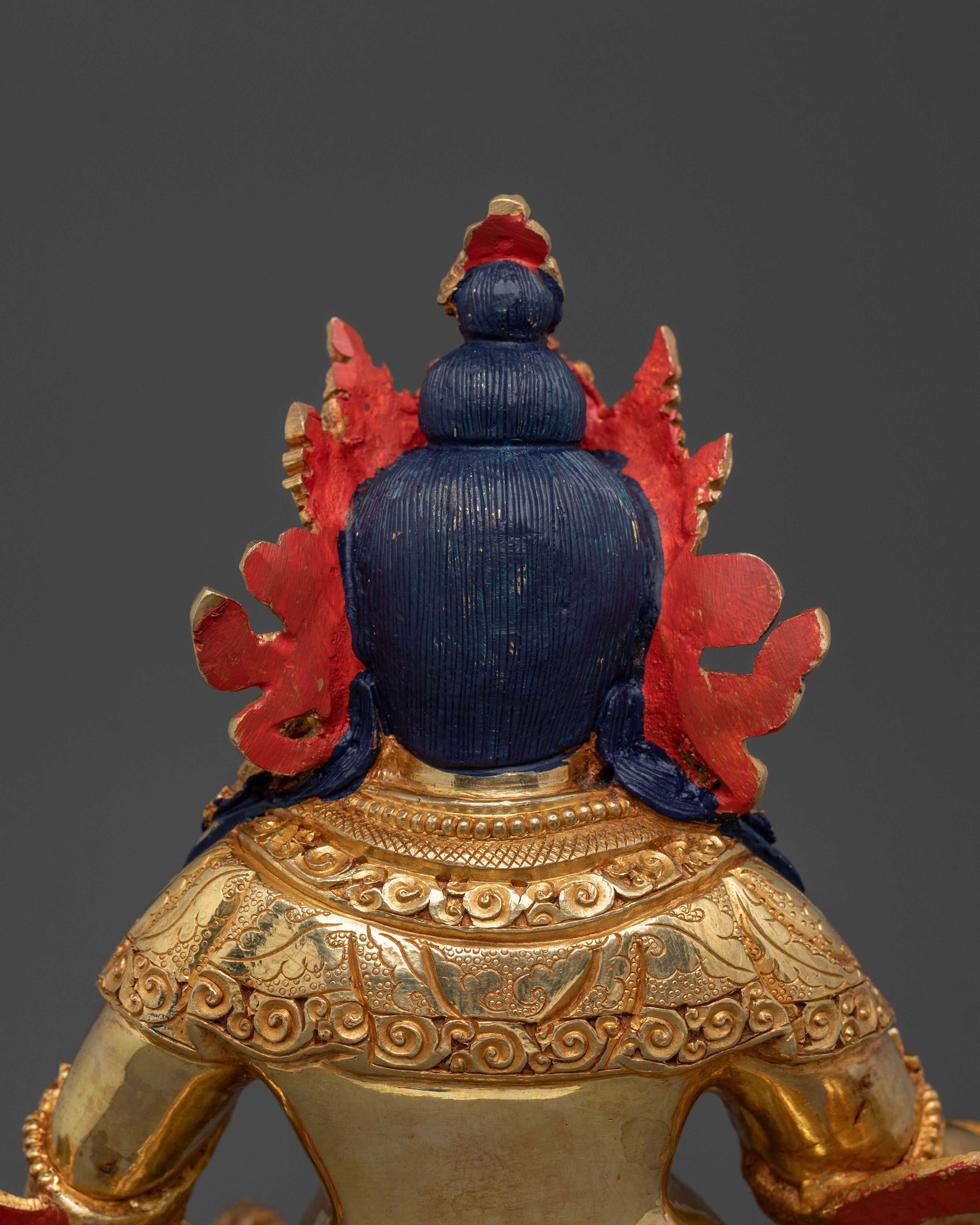 Dzambhala Spiritual Decor Statue | Tibetan Wealth Deity Sculpture