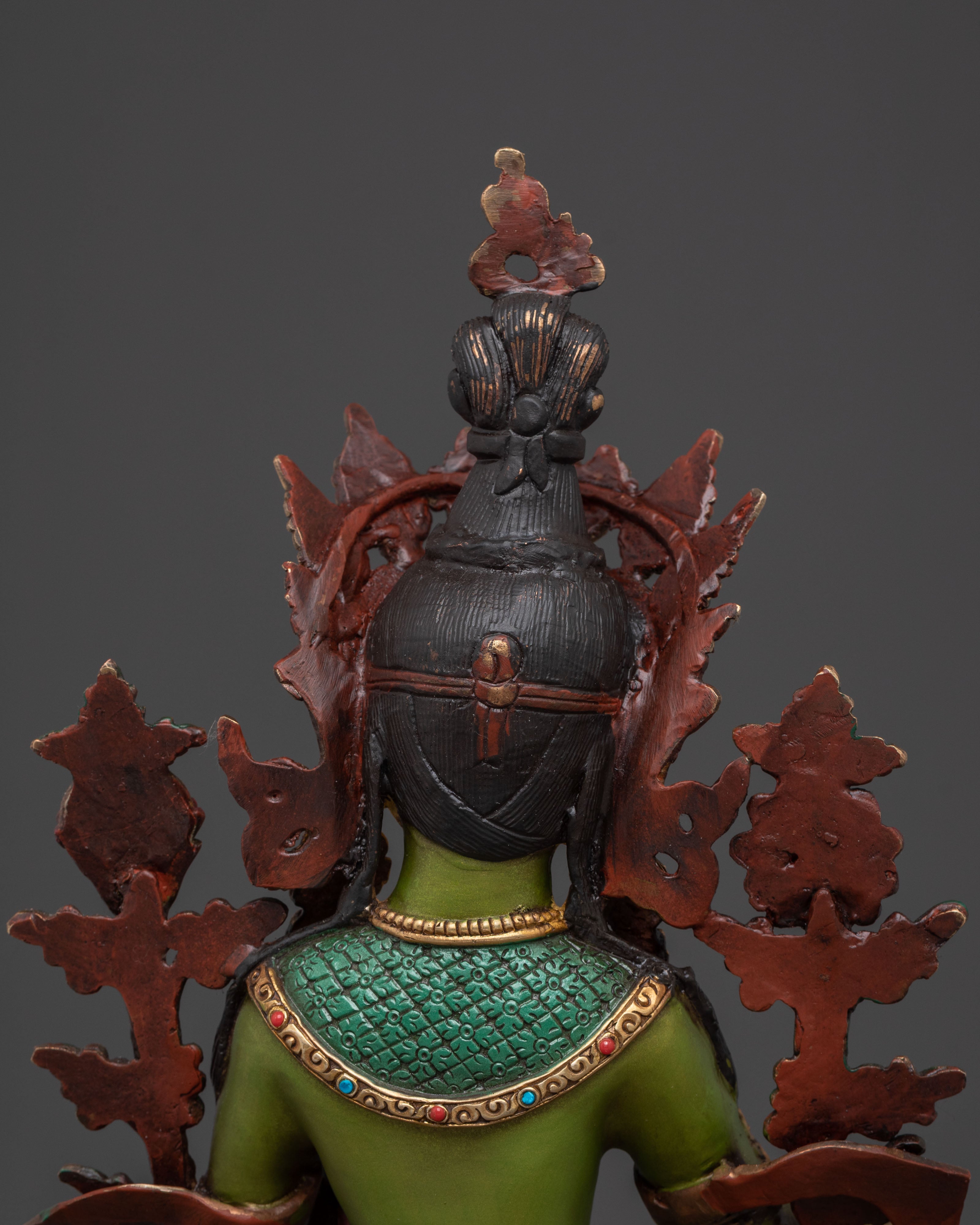 Green Tara Sculpture | Tibetan Protector