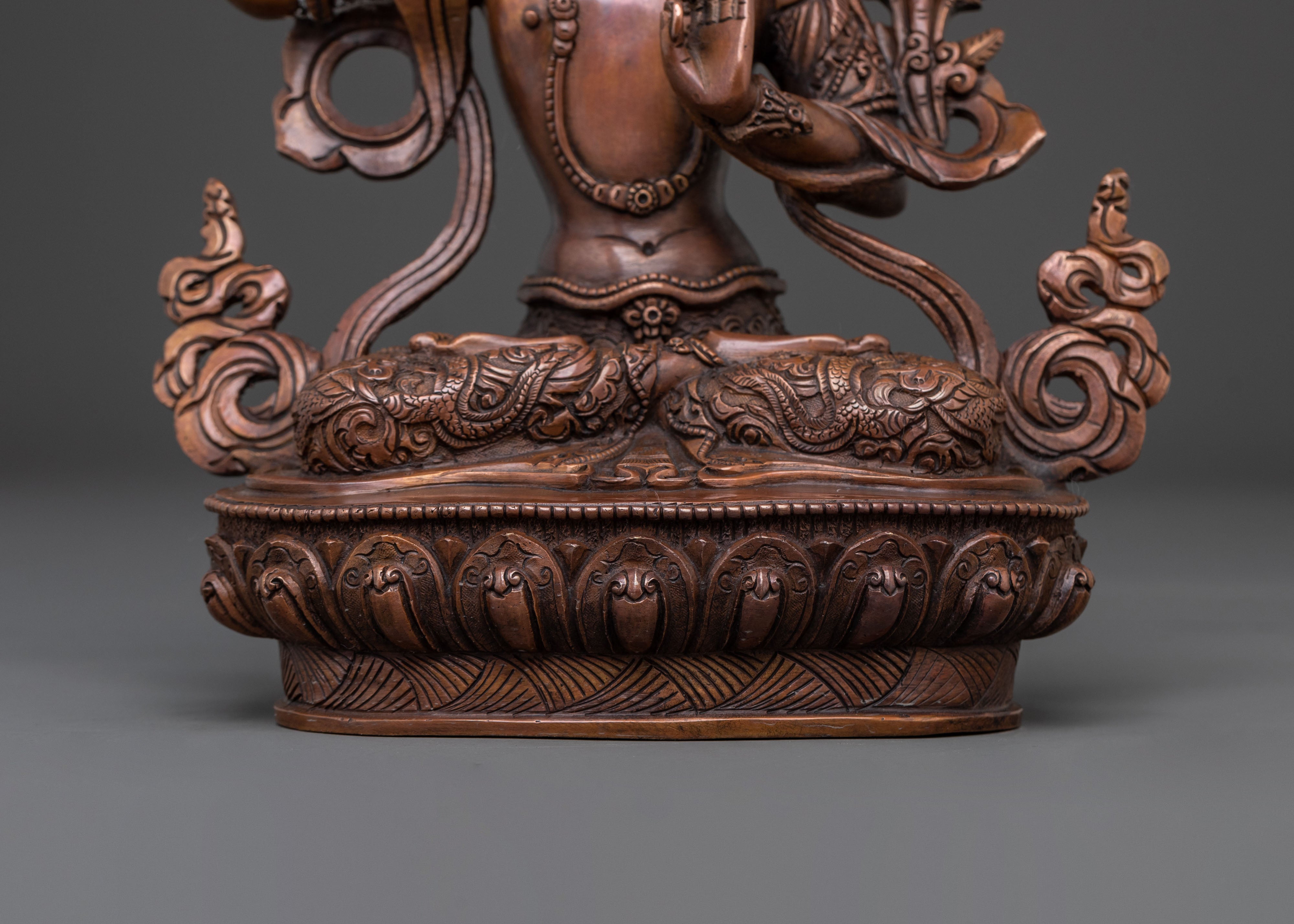 Handcrafted Manjushri Statue | Sacred Wisdom