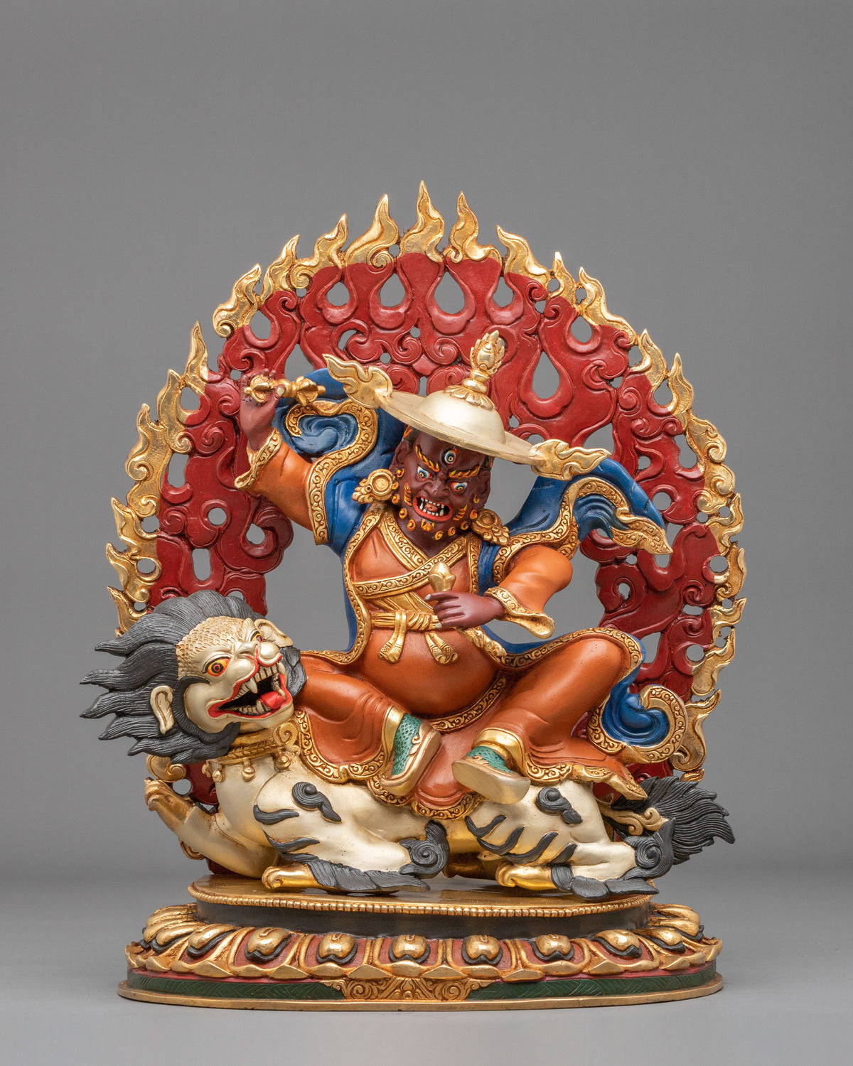 Dorje Legpa Sacred Sculpture: Symbol of Strength Protection