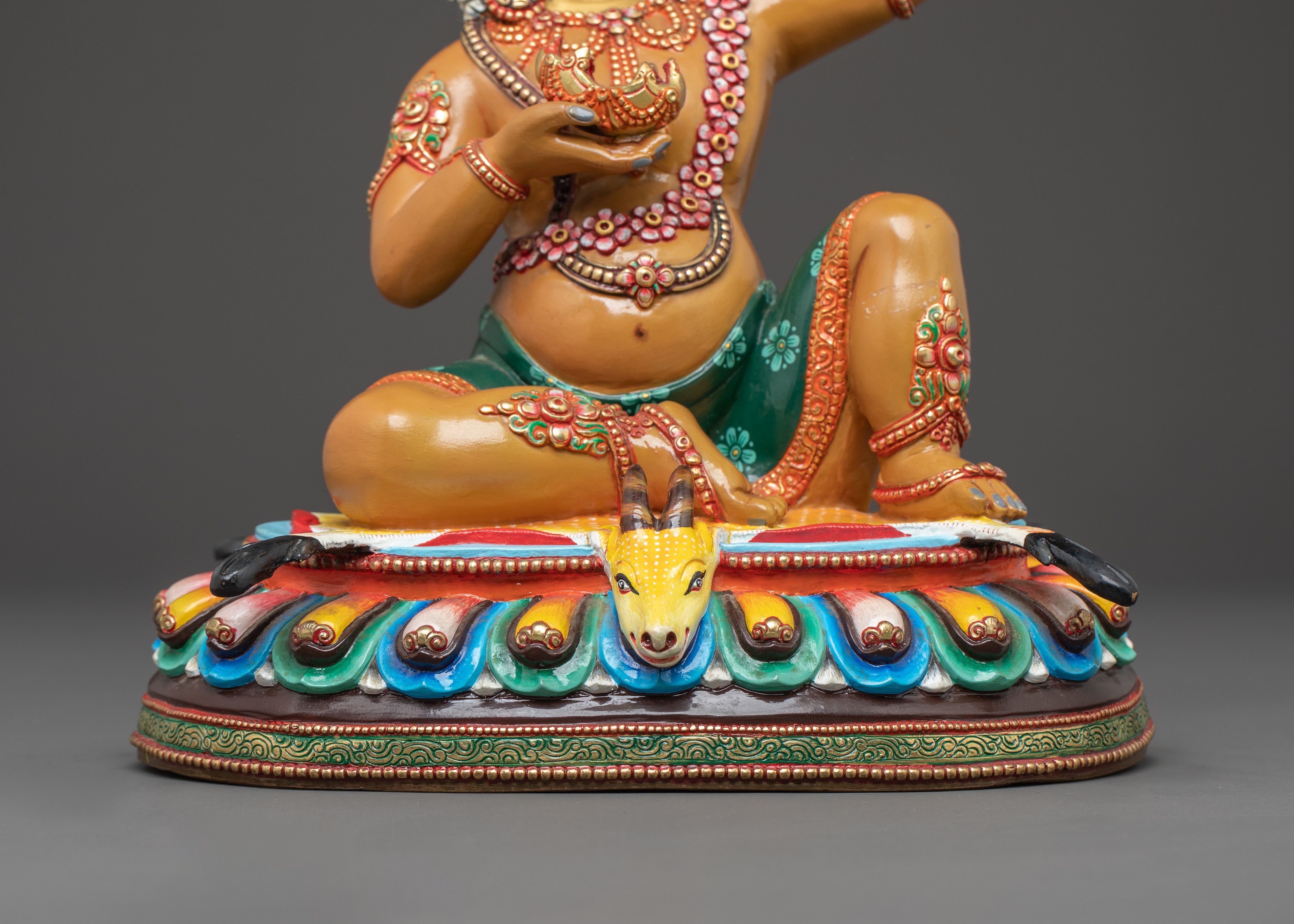 Handmade Virupa Copper Statue | Tantric Master