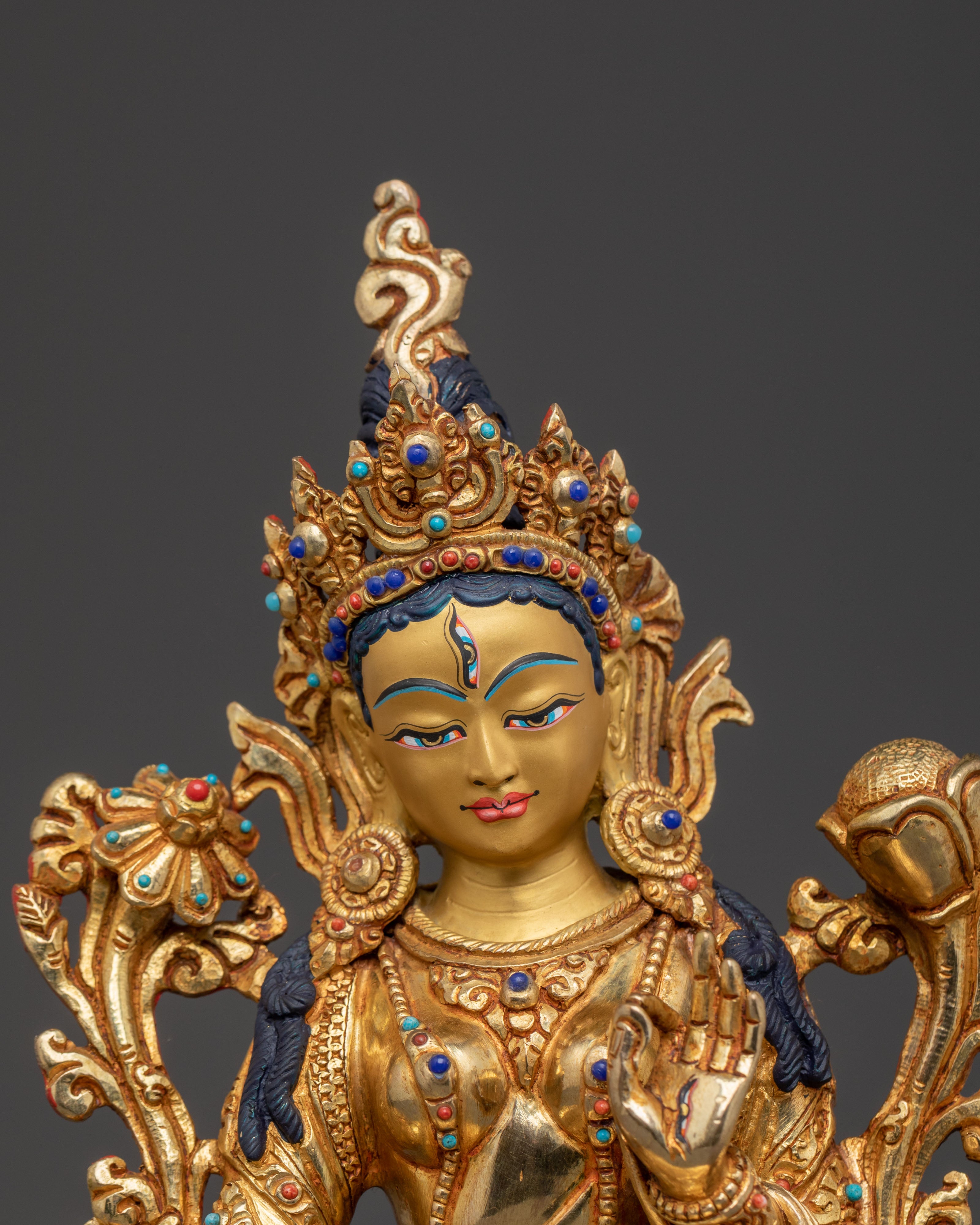 White Tara Sacred Statue – The Longevity Goddess