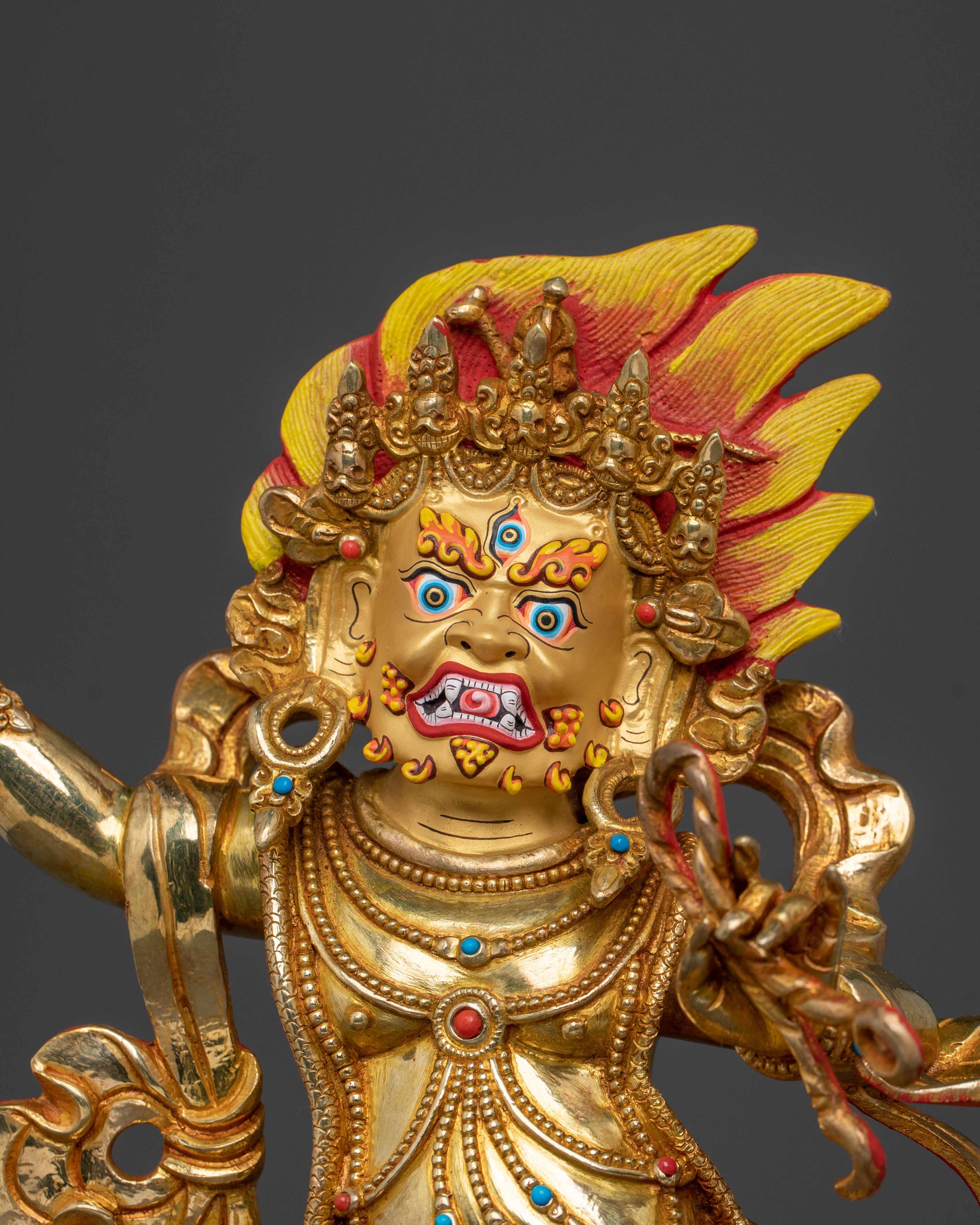Major Bodhisattva: Handmade Vajrapani Statue