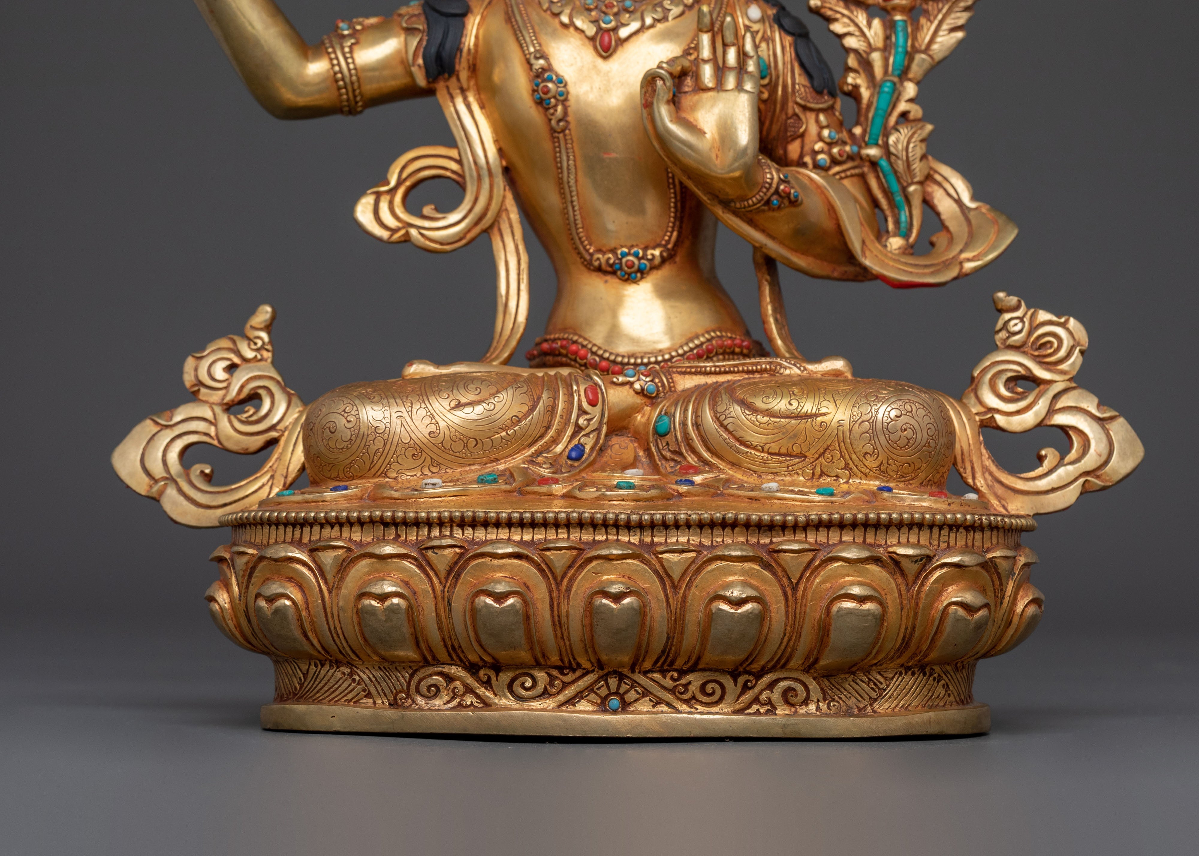 Manjushri Statue | Tibetan Wisdom Figurine