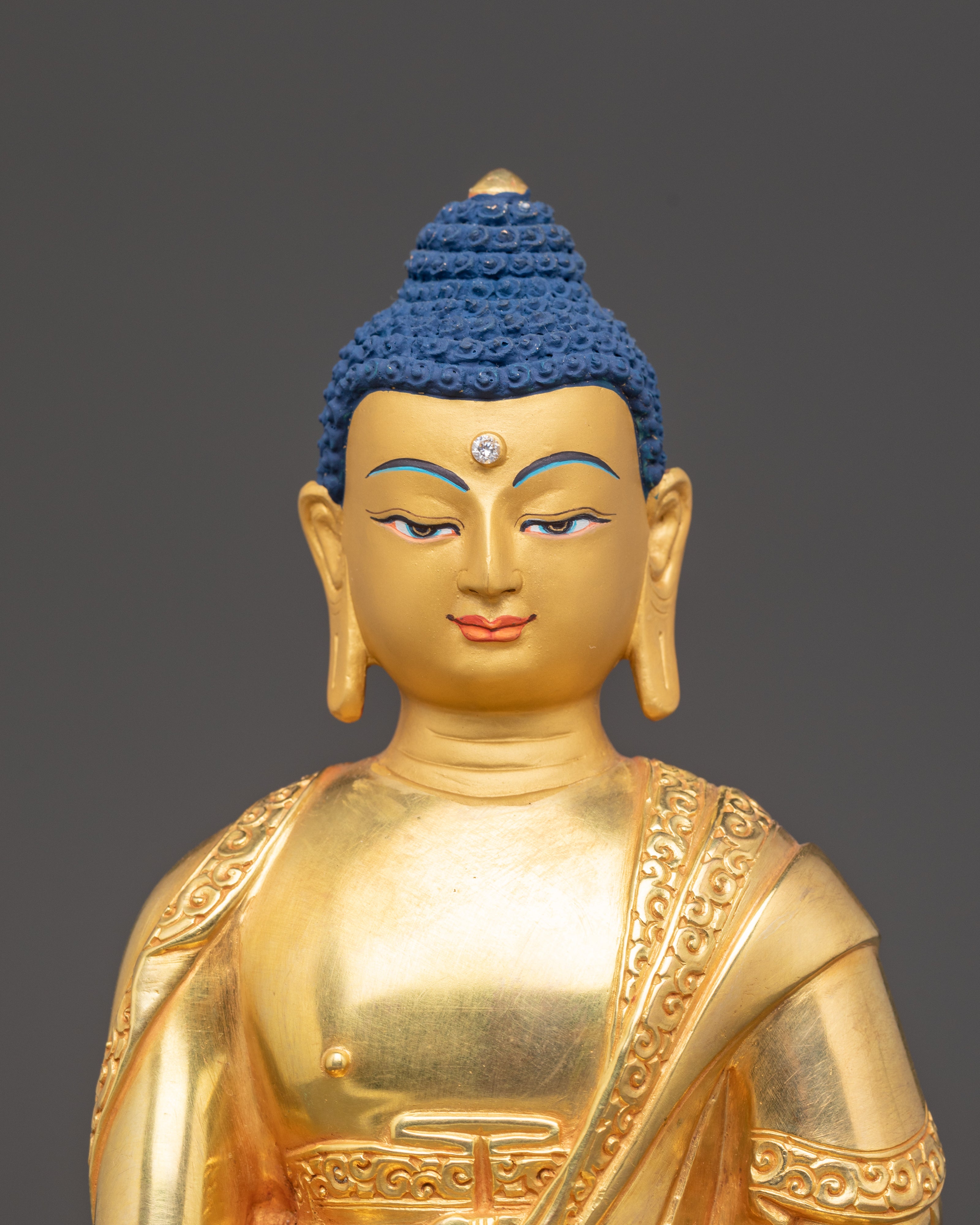 Shakyamuni Buddha Golden Handmade Statue | Dharma Teacher