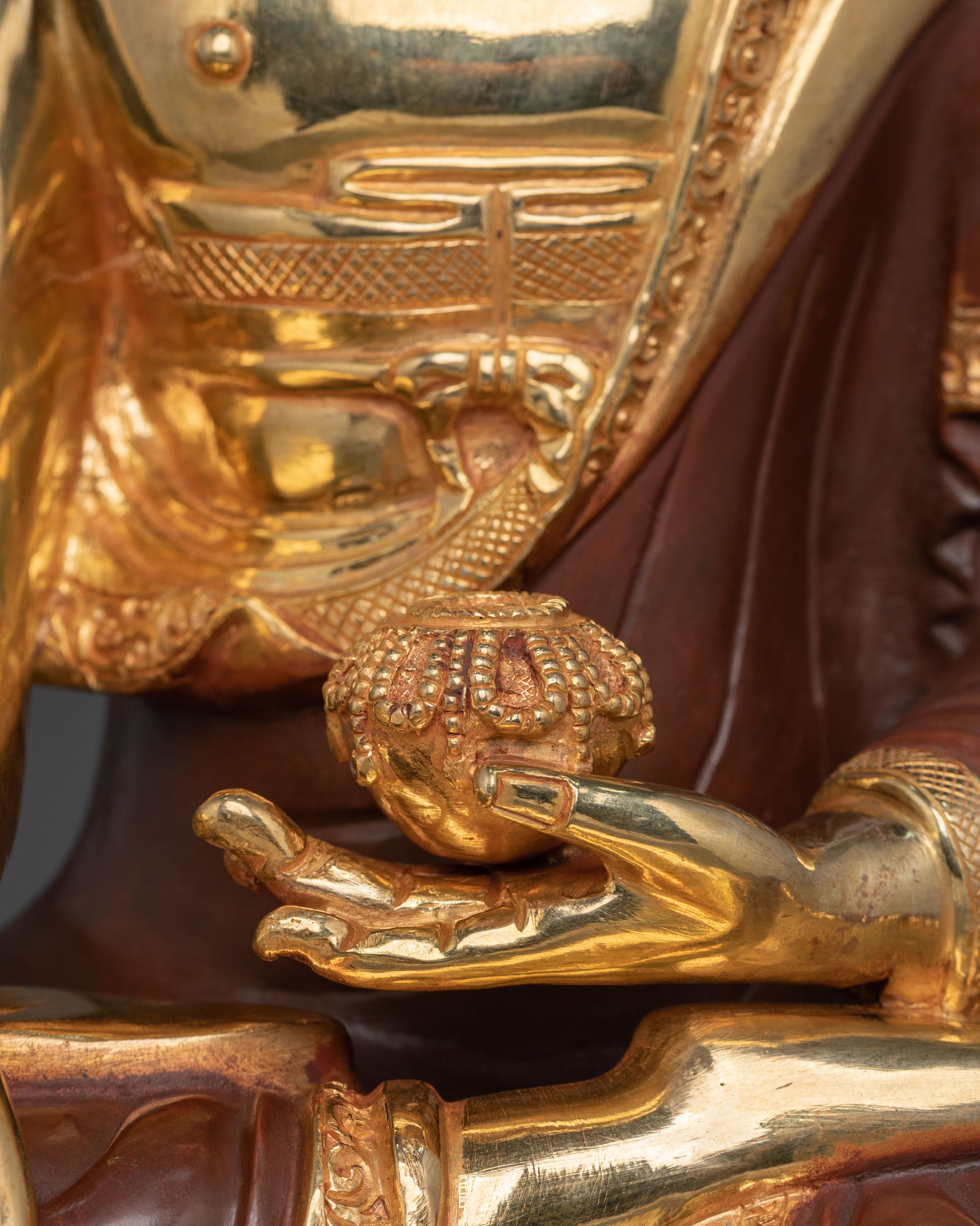 Hand-Carved Shakyamuni Buddha Statue | Home Decor