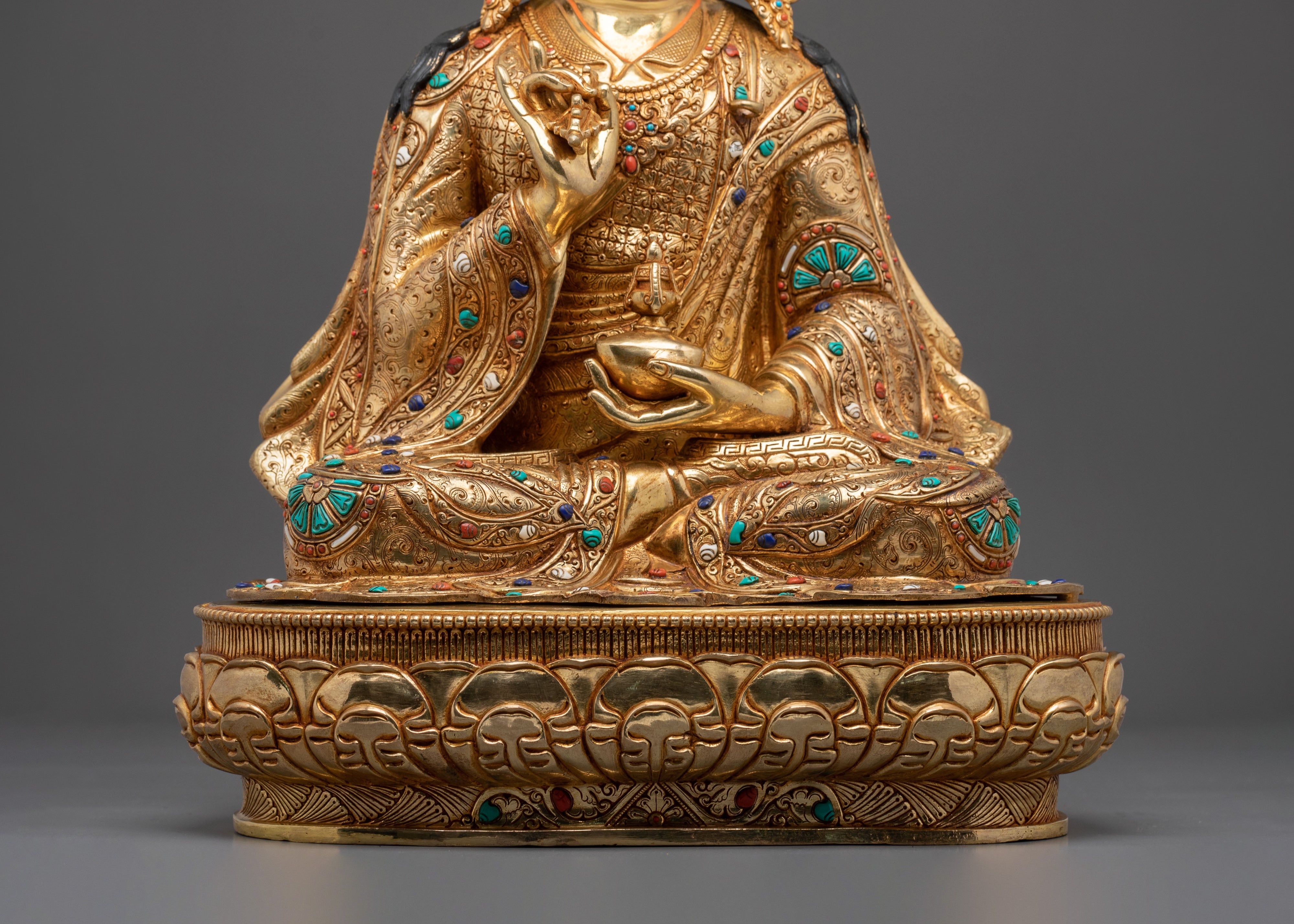 Guru Tsoyke Dorje Copper Figurine | Symbol of Wisdom