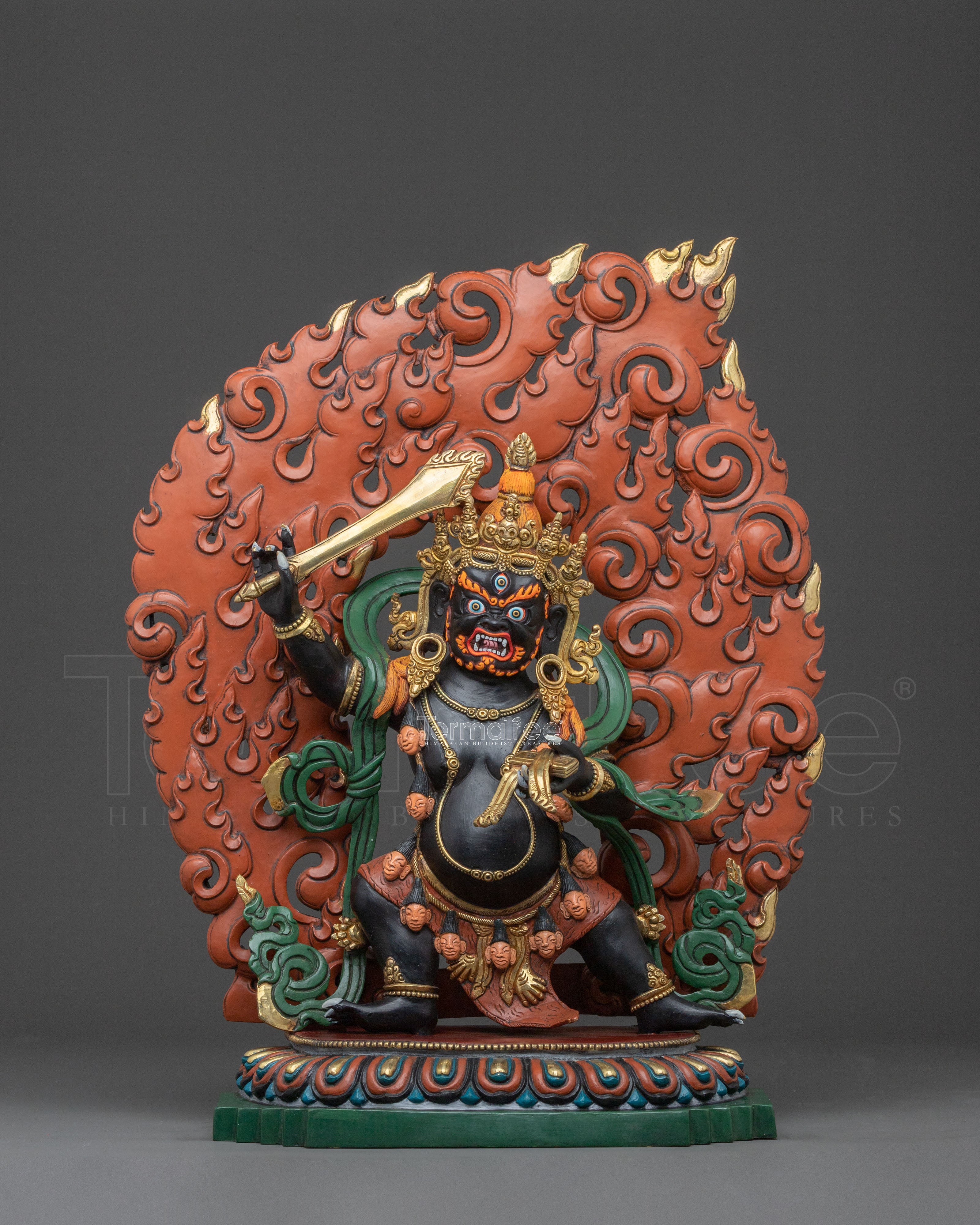 Black Manjushri Statue