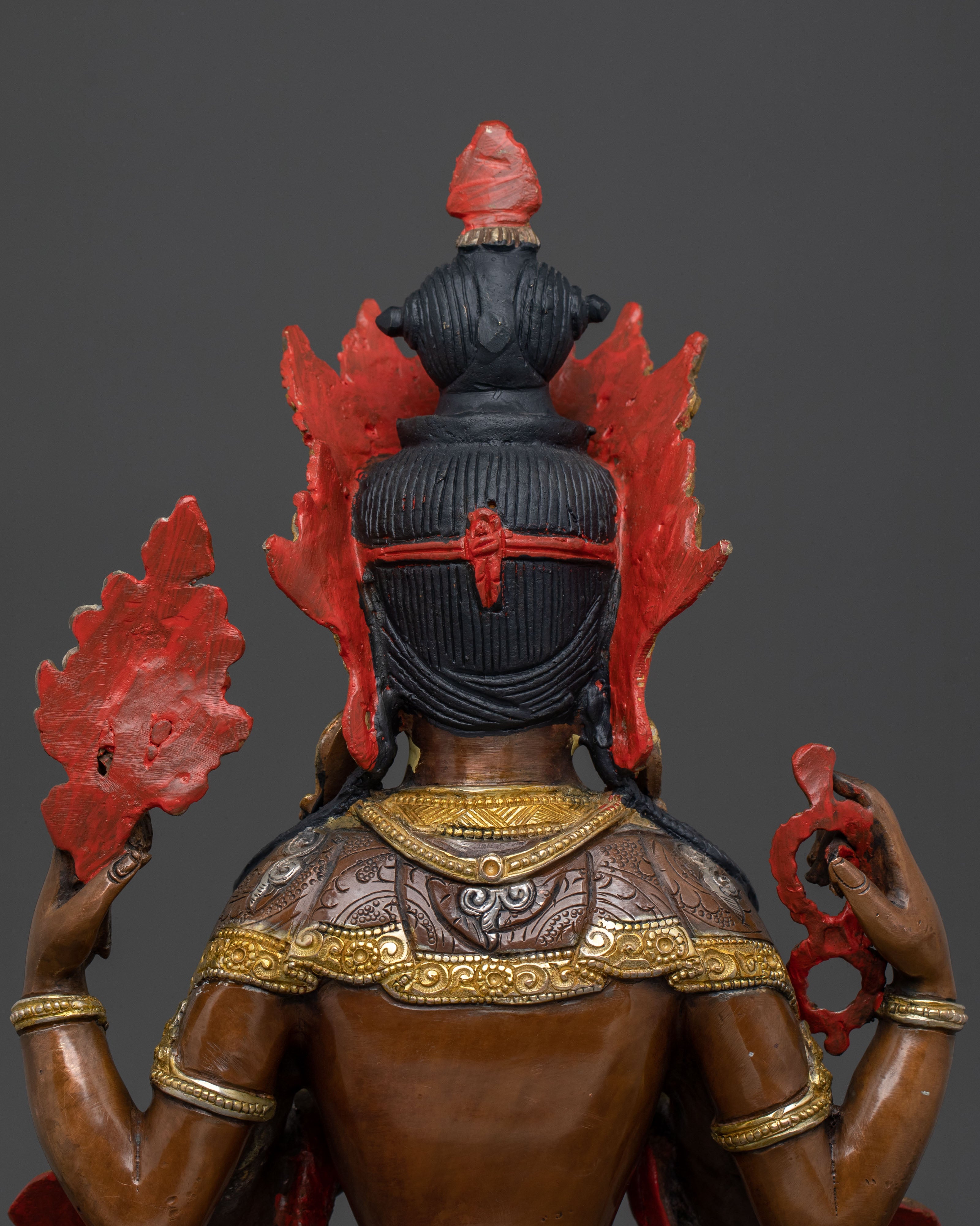 Chenrezig Four Armed Statue | Tibetan Buddhist Deity of Universal Compassion