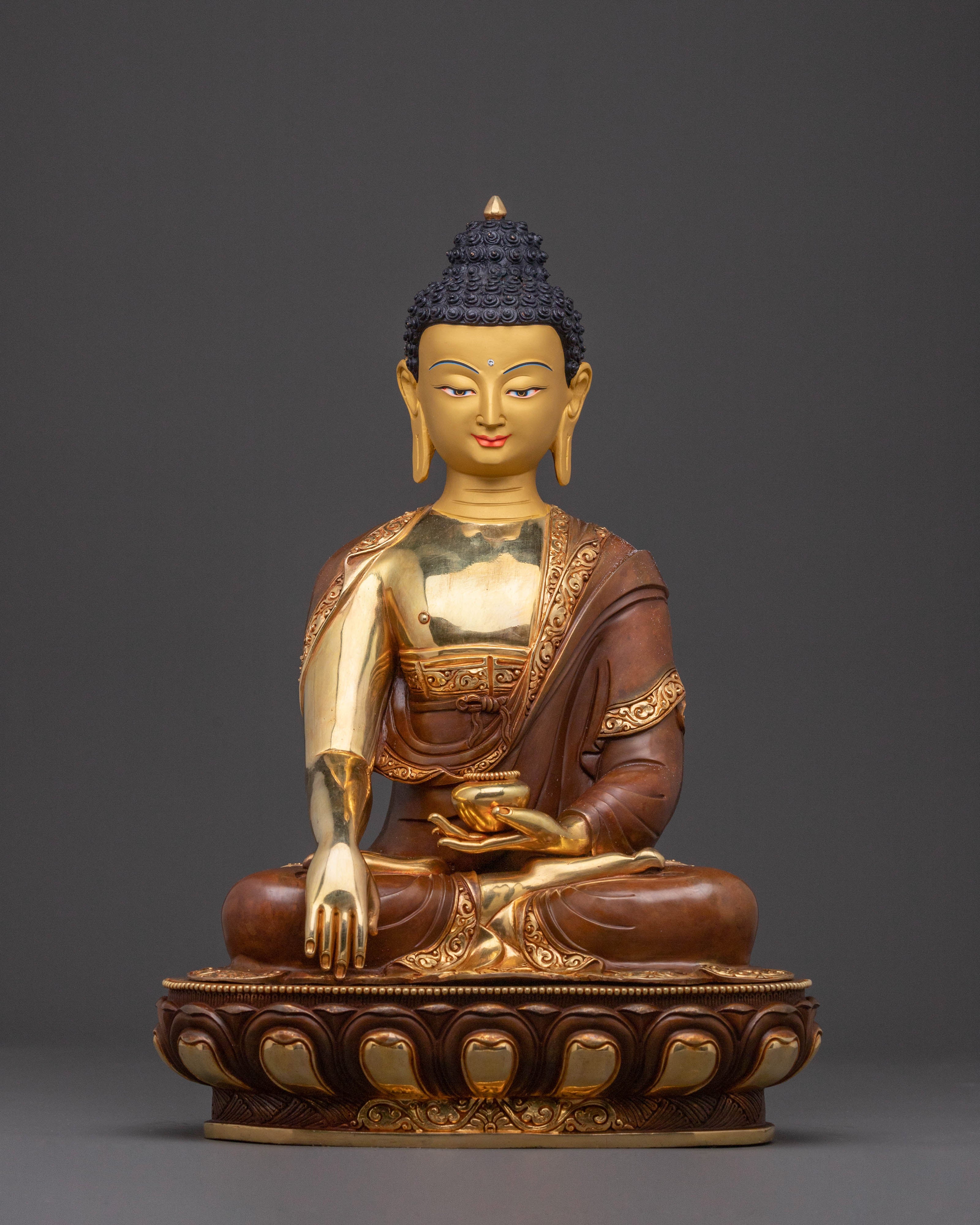 Handcrafted Shakyamuni Buddha Enlightened Statue